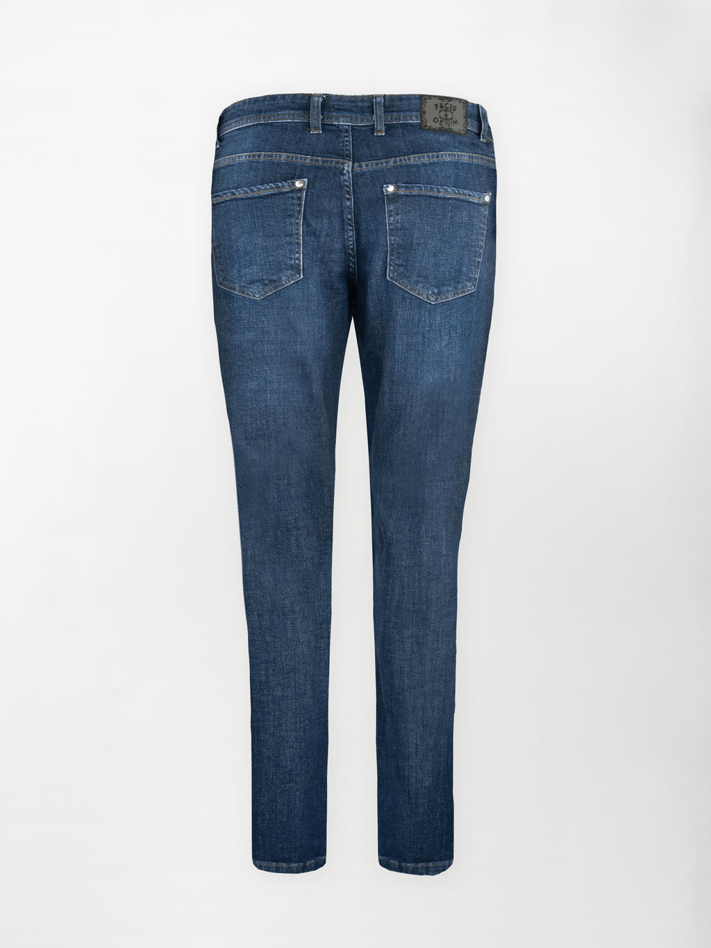 Jeans in Denim - color Blu scuro - Slim fit image 1
