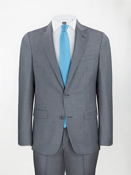 Abito Dukatholl® in Lana Stretch mod. Roma - Grigio Canna di Fucile | Slim fit image 0
