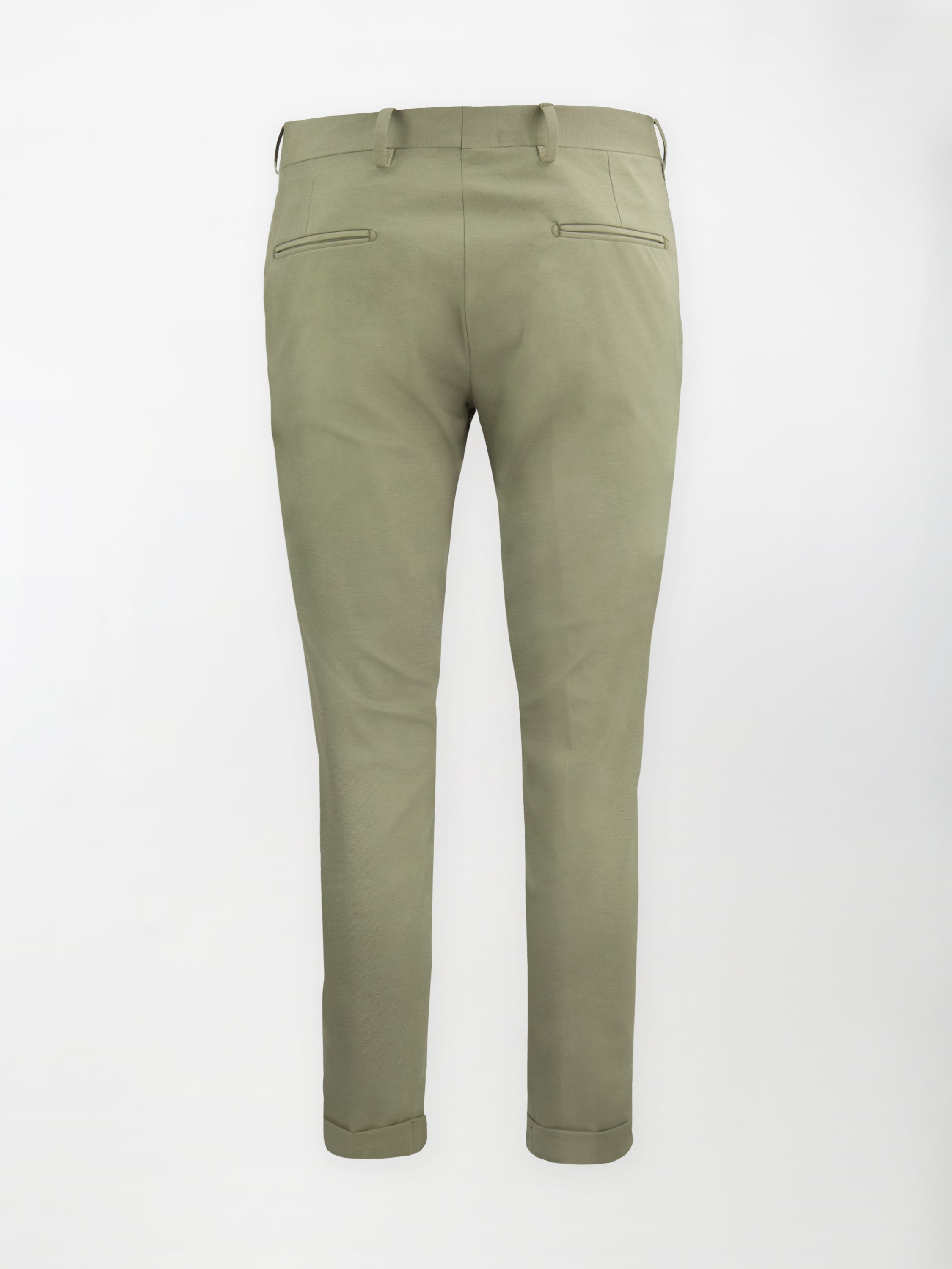 Pantalone sportivo Punto Milano - Color Verde Salvia - Slim fit Fondo finito image 1