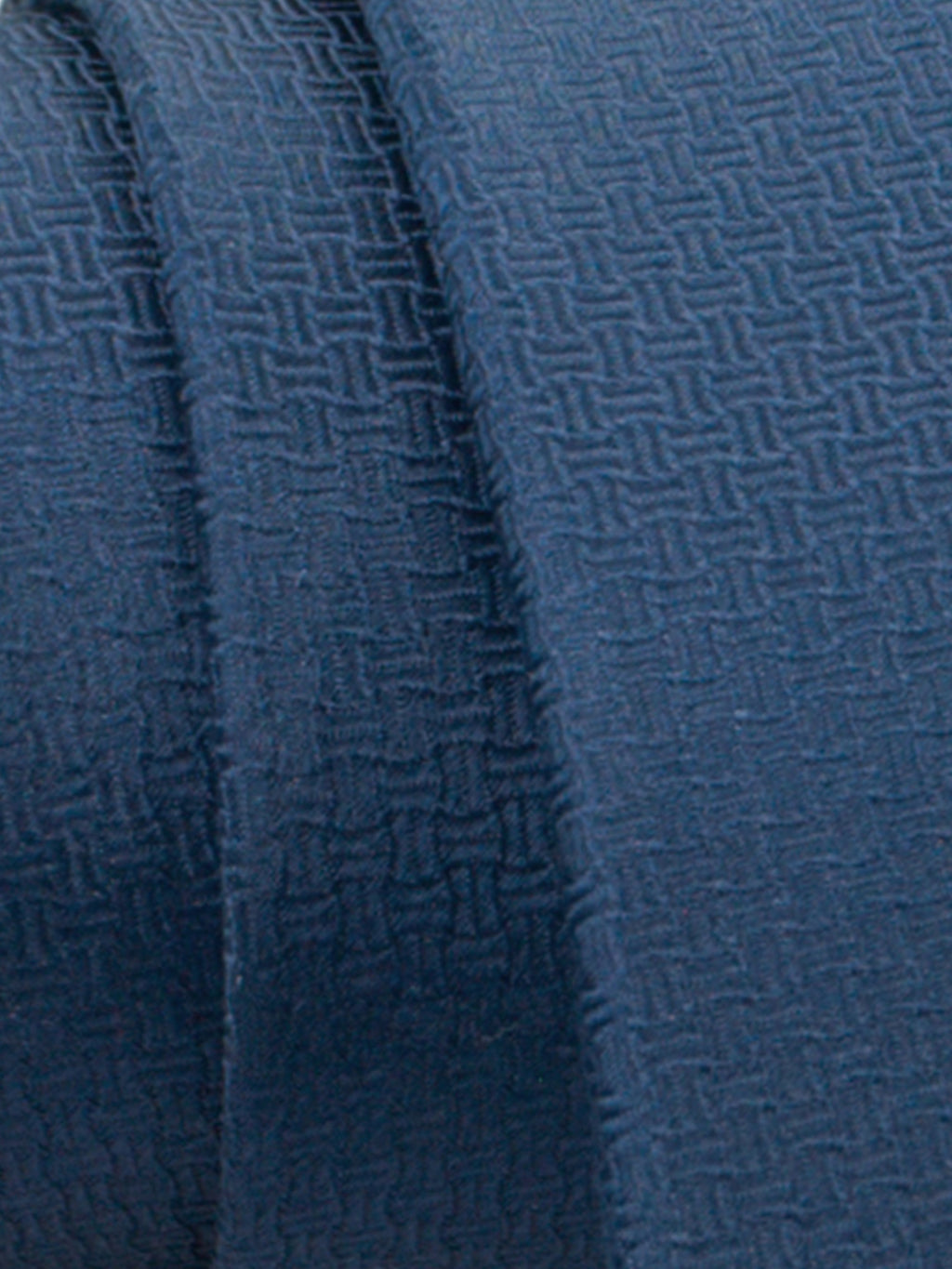 Cravatta unita con trama Struttura - color Blu scuro image 1