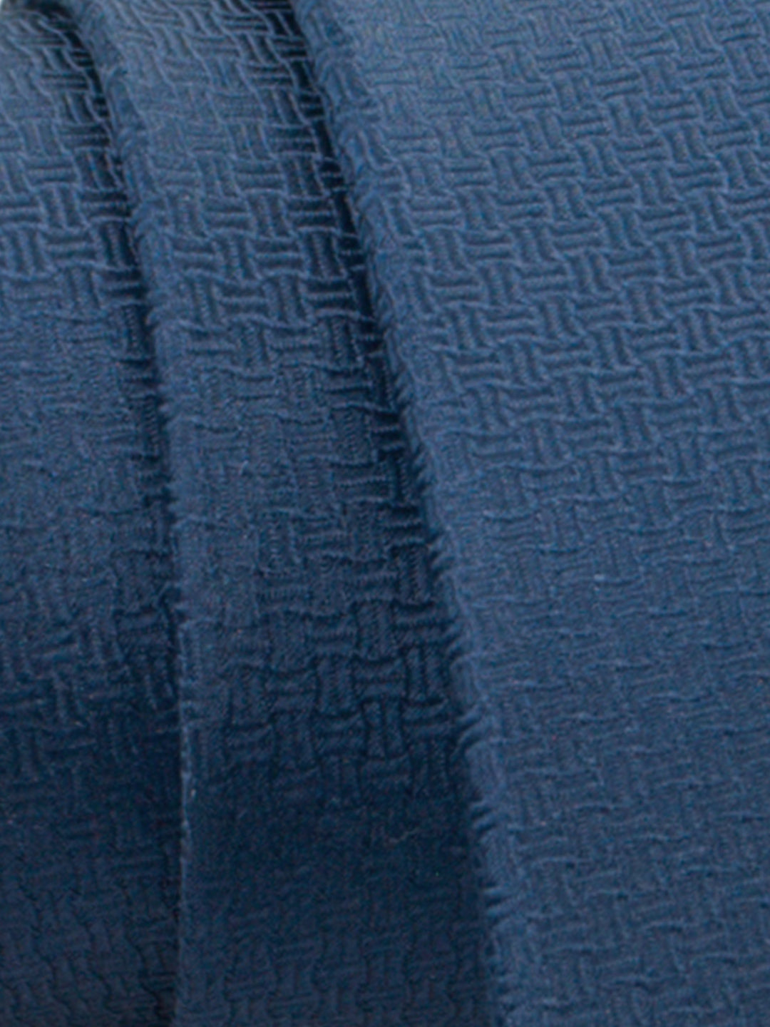 Cravatta unita con trama Struttura - color Blu scuro image 1