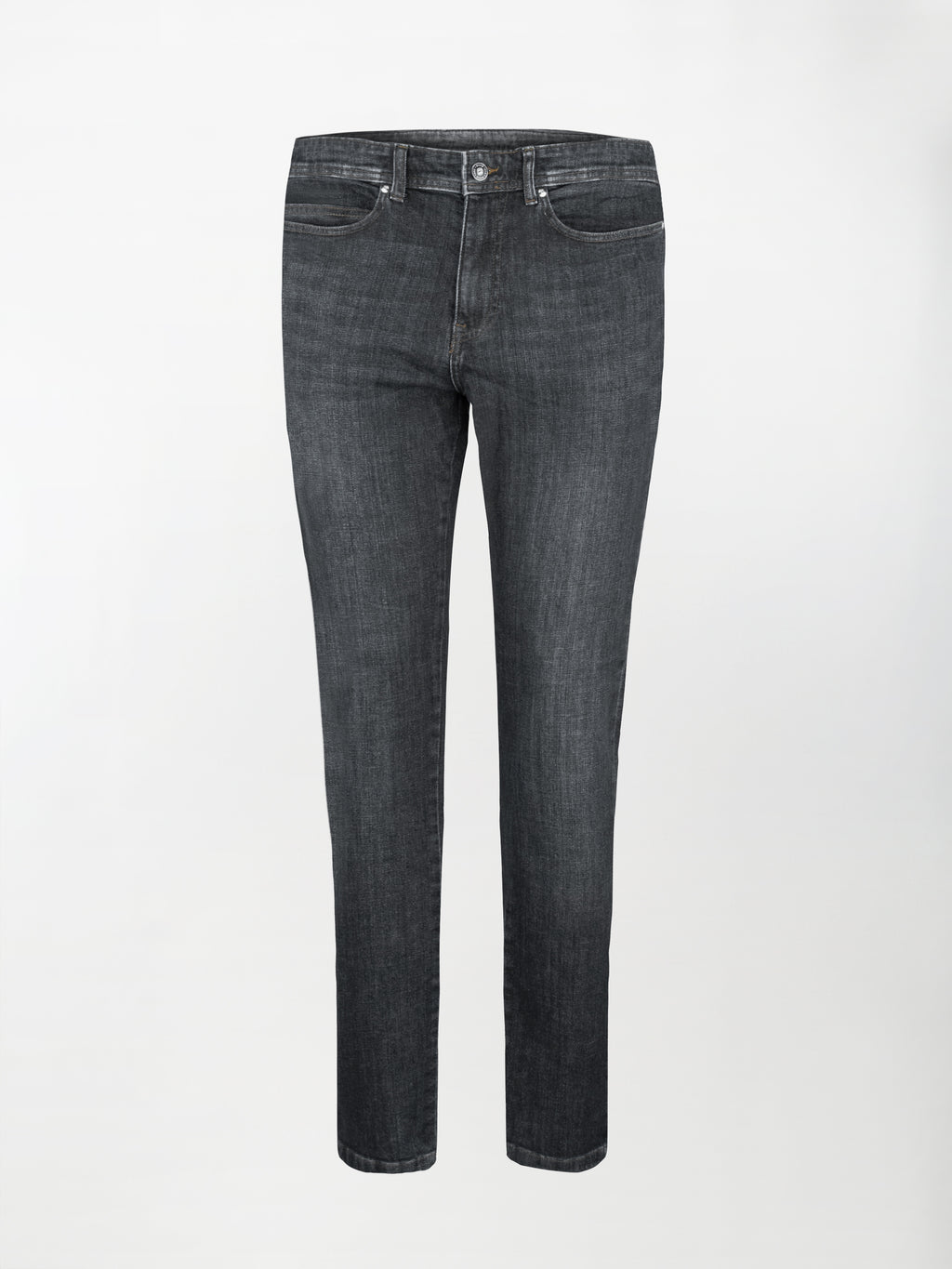 Jeans in cotone denim elasticizzato - Colore Nero image 0