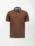 Polo in cotone Piquet - color Marrone mocha image 0