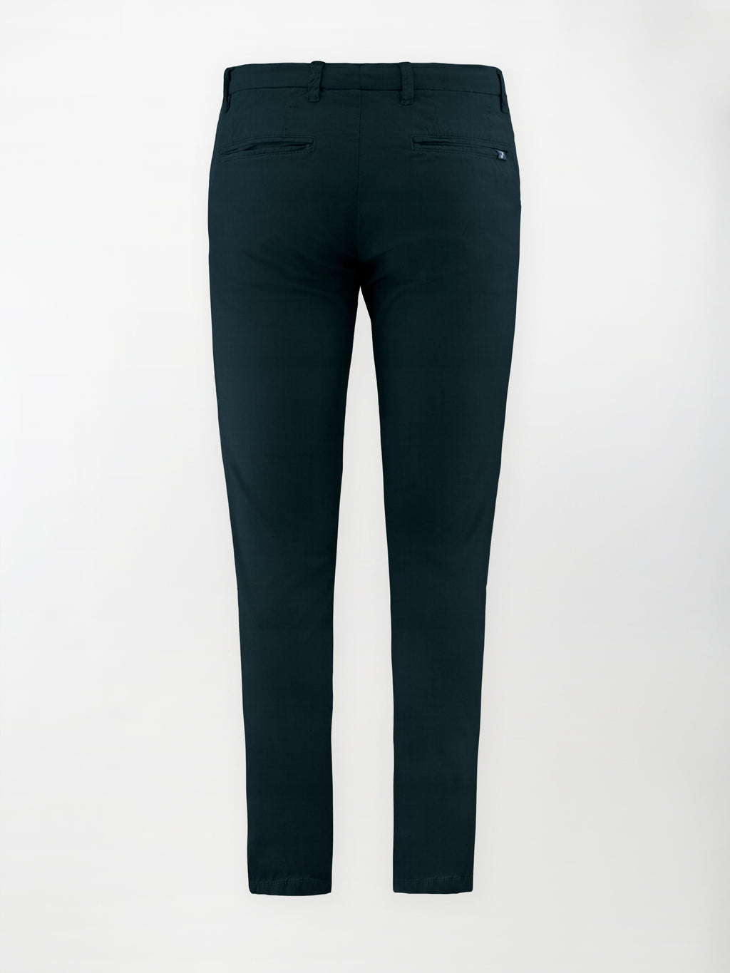 Pantalone Dobby in Cotone Elasticizzato - Color Blu navy - Slim Fit image 1
