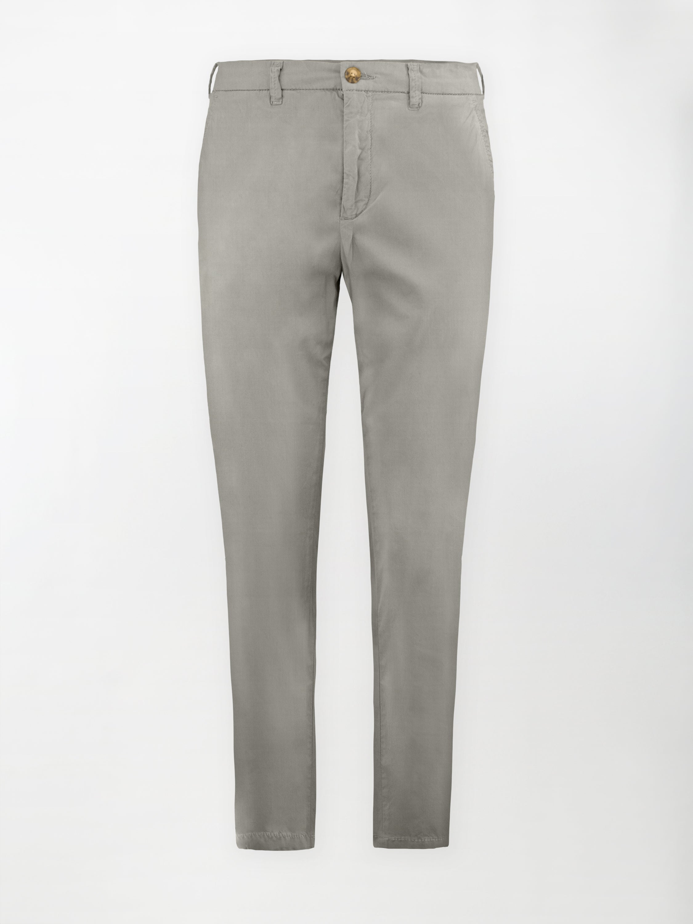 Pantalone Dobby in Cotone Elasticizzato - Color Grigio - Slim Fit image 0