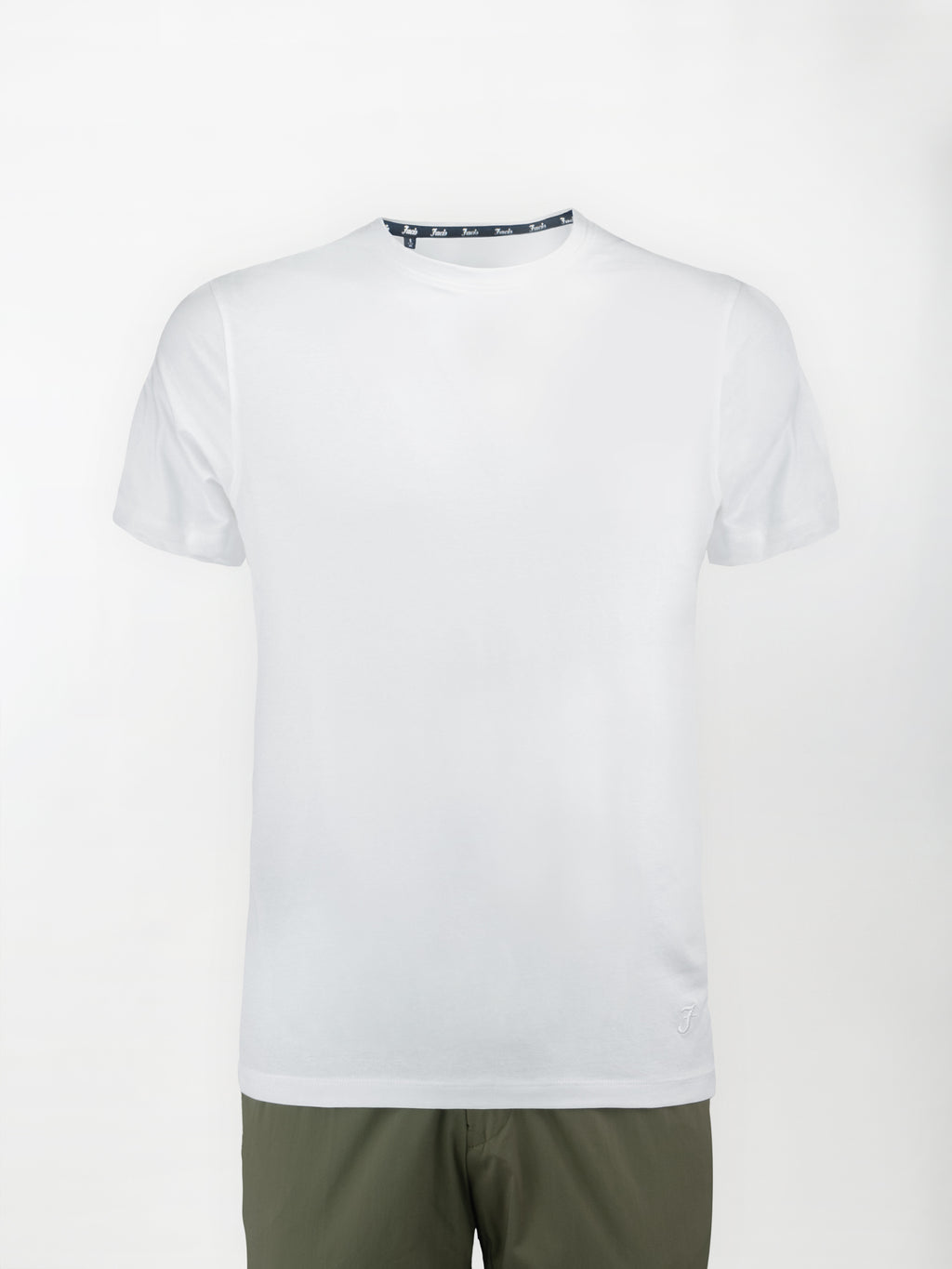 T-Shirt in cotone elasticizzato - Color Bianco - Slim fit image 0