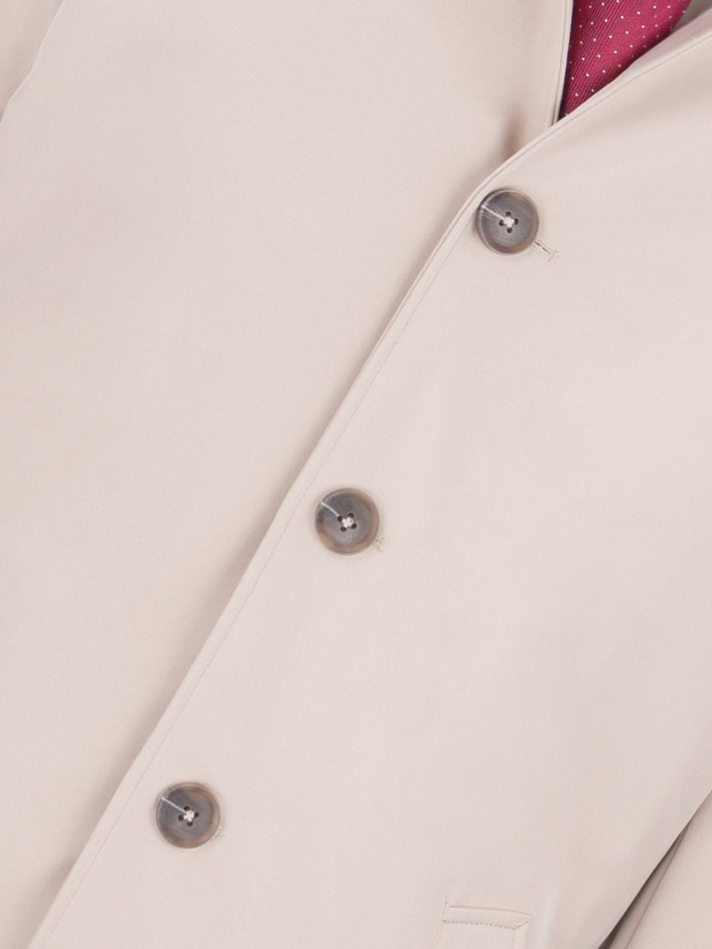 Soprabito sfoderato Trench in Twill - color Beige image 2