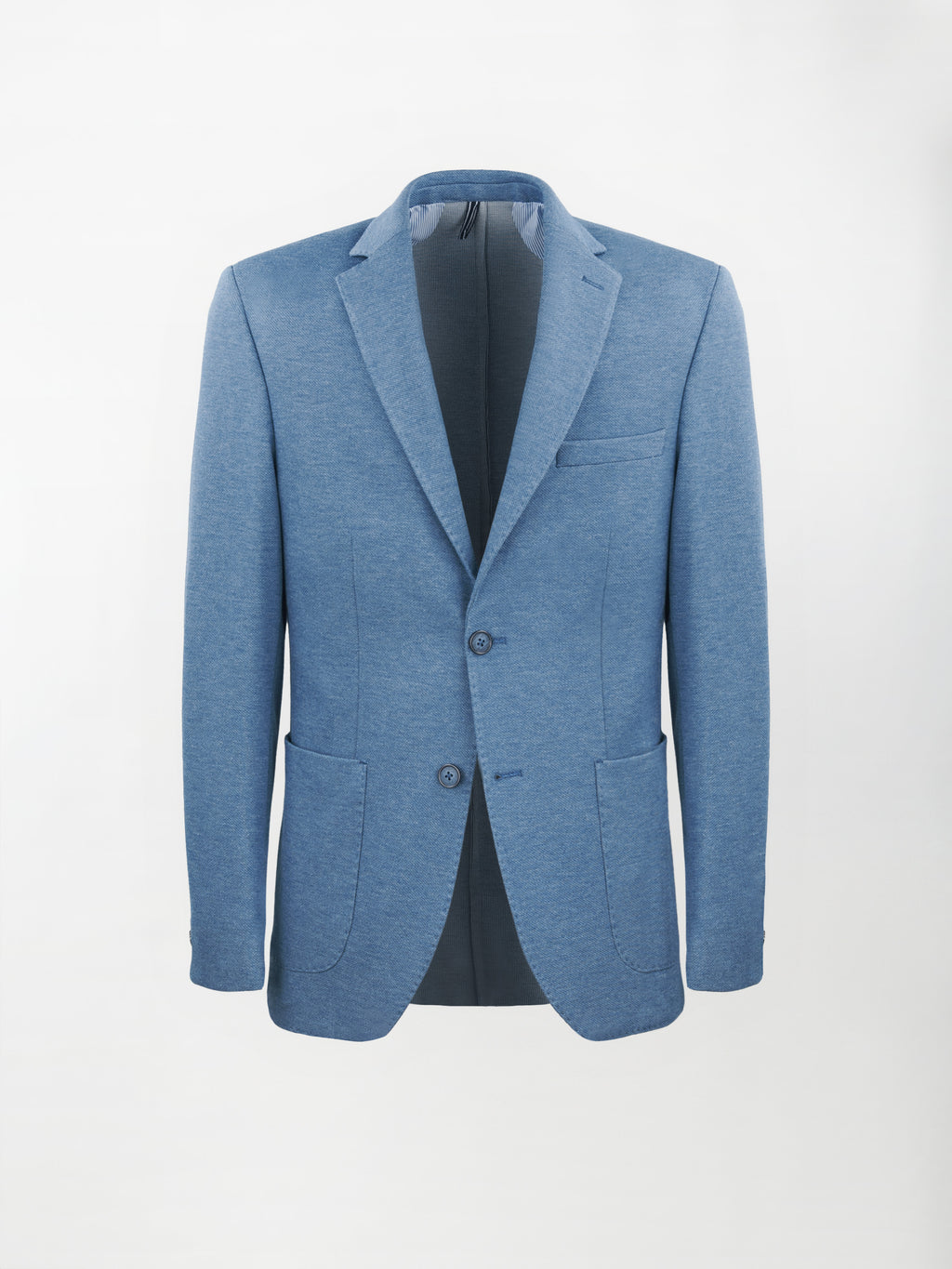 Giacca sportiva sfoderata in Jersey - color Blu Denim image 0