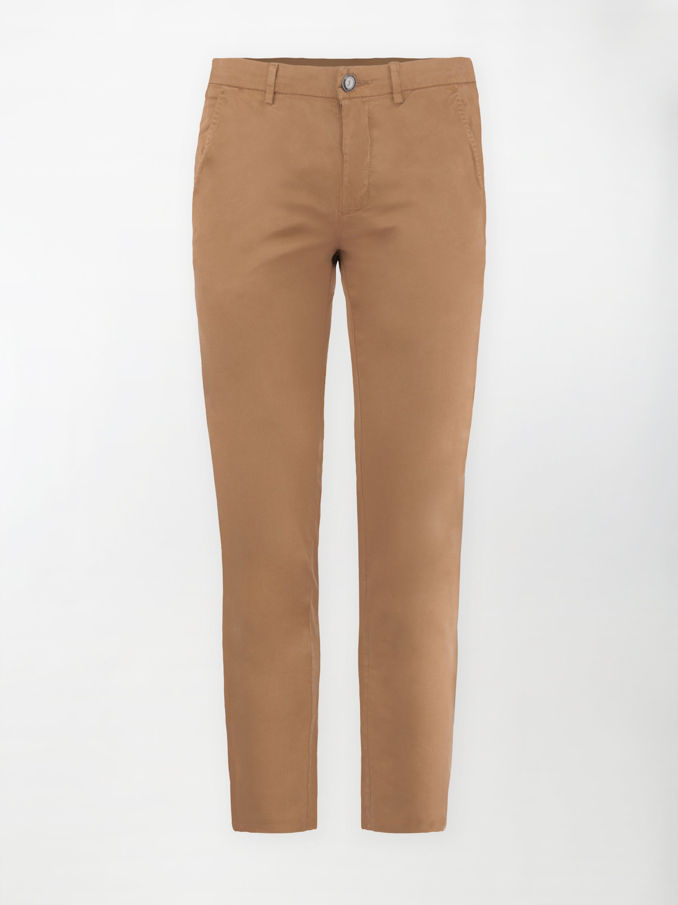 Pantalone Chino Daily Regular in Cotone Elasticizzato - Color Tegola image 0