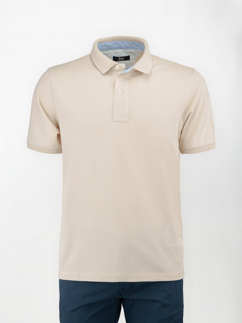 Polo in cotone Piquet - color Sabbia in tinta unita image 0