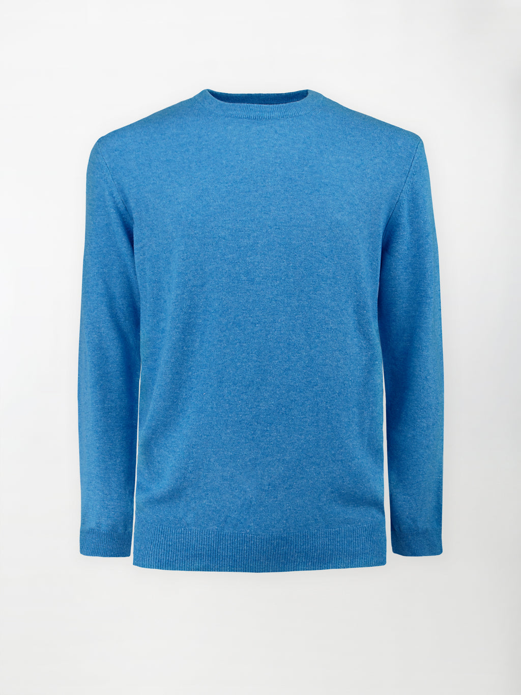 Maglia Girocollo in misto cashmere - Color Blu cielo
