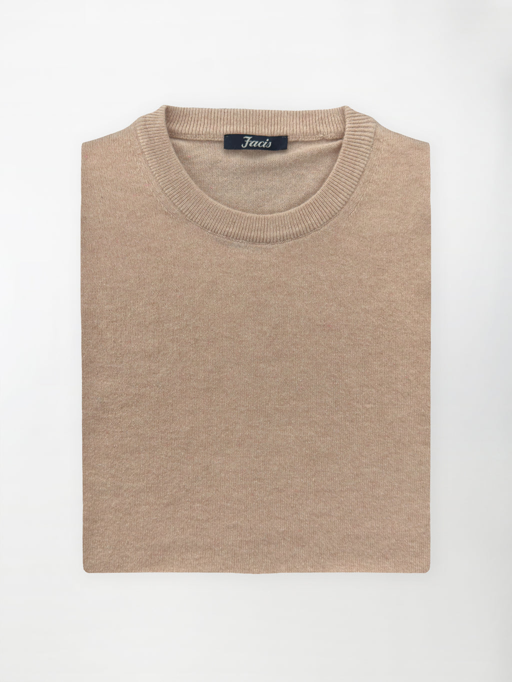 Maglia Girocollo in misto cashmere - Color Rosa antico