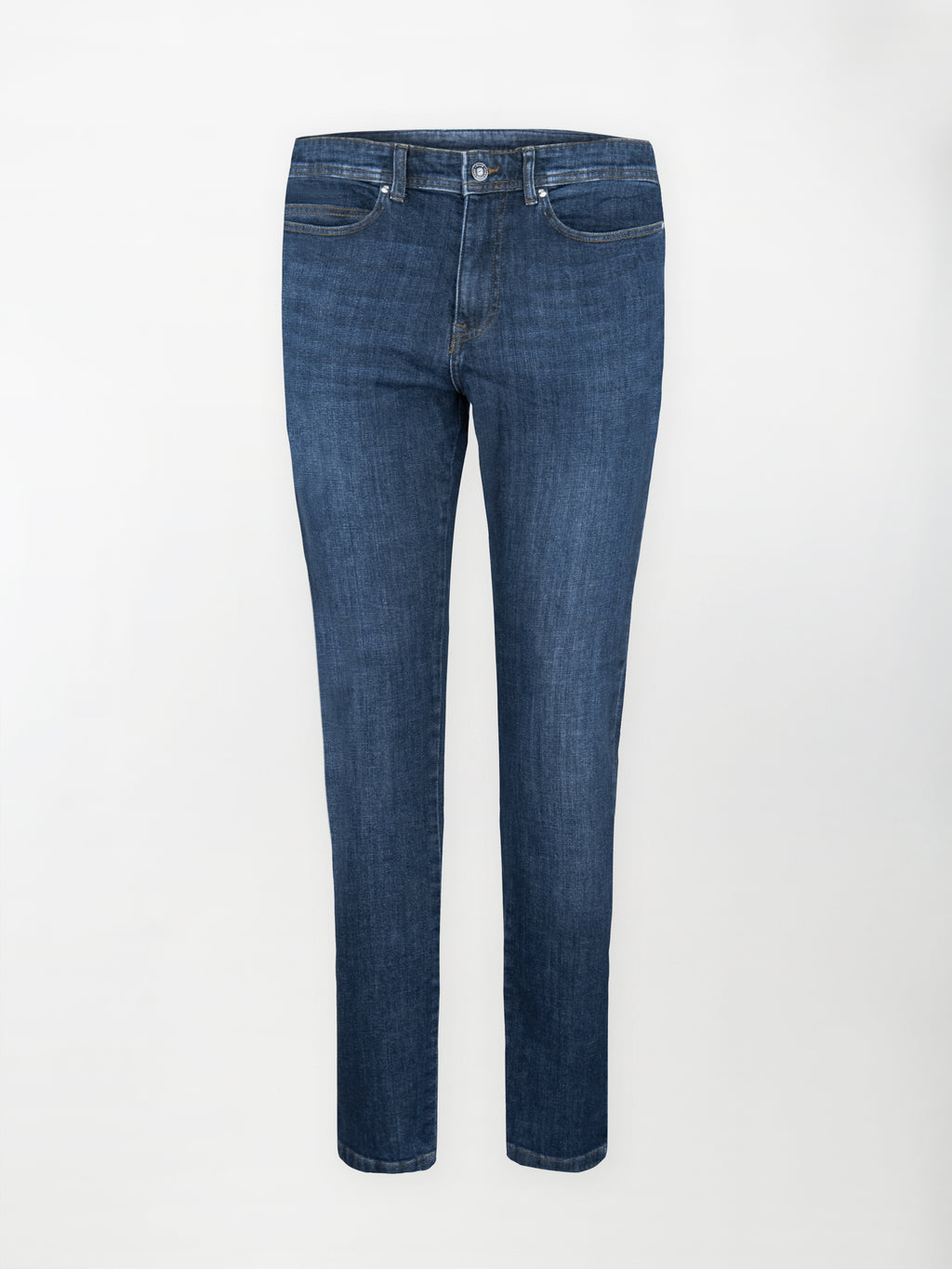 Jeans in Denim - color Blu scuro - Slim fit image 0