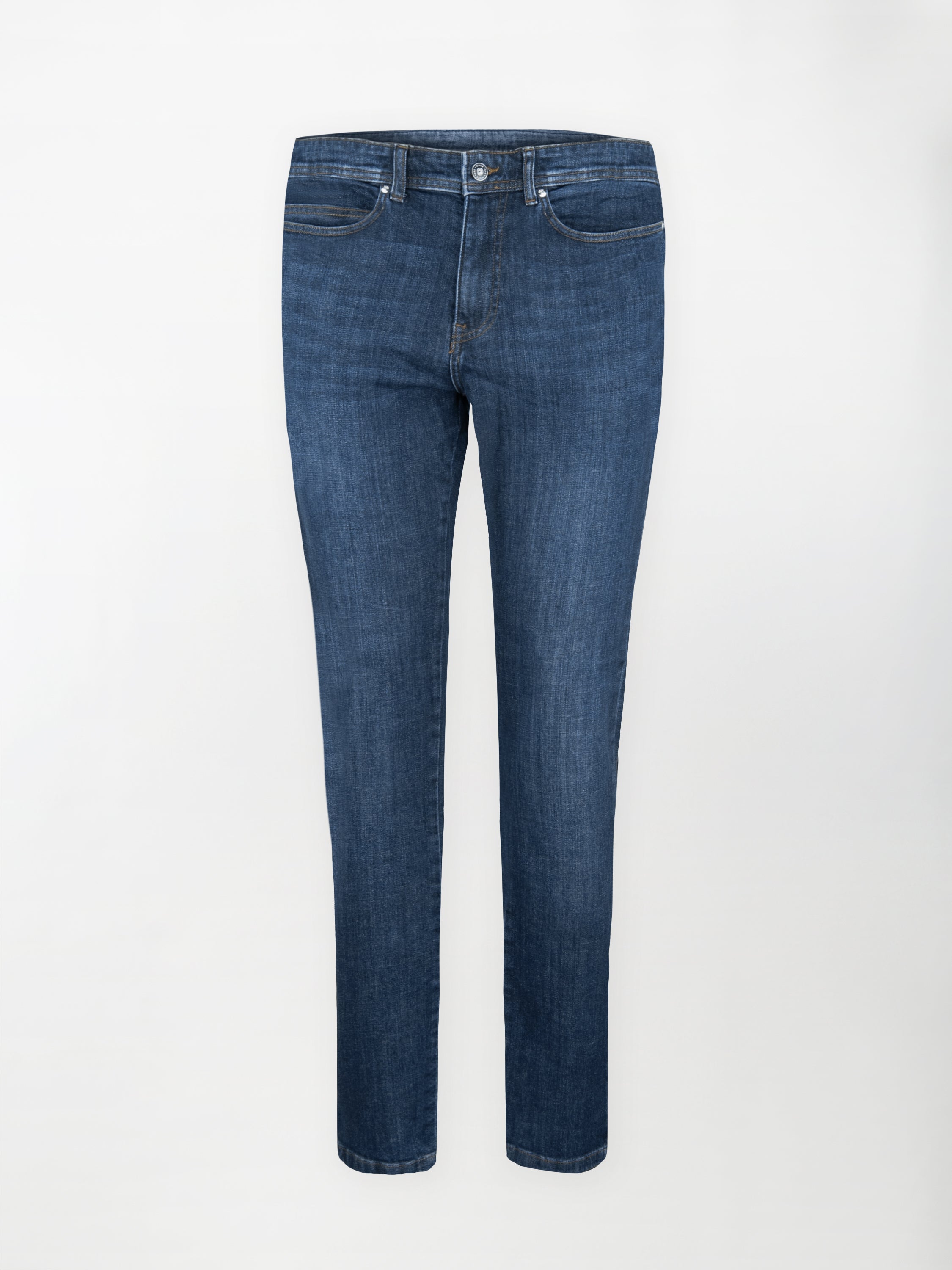 Jeans in Denim - color Blu scuro - Slim fit image 0