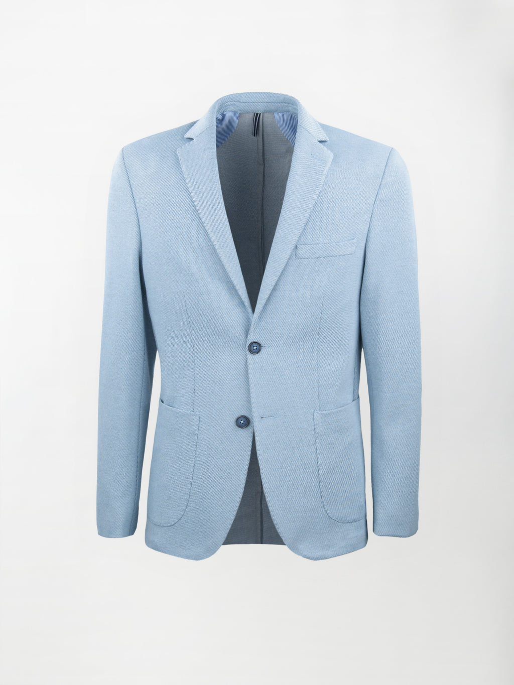 Giacca sportiva sfoderata in Jersey - color Azzurro ghiaccio image 0