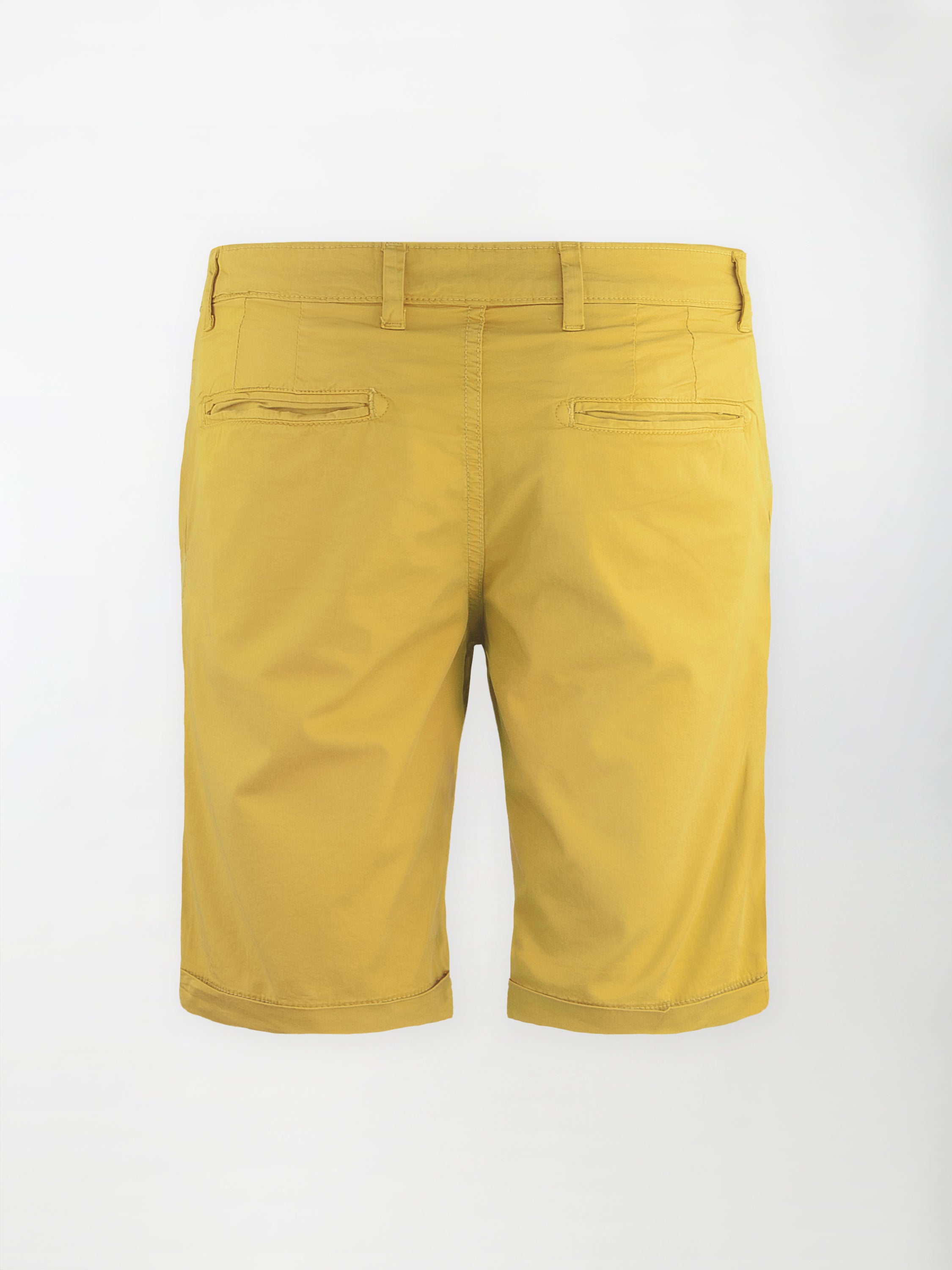 Bermuda classico in cotone elasticizzato - color Senape image 1