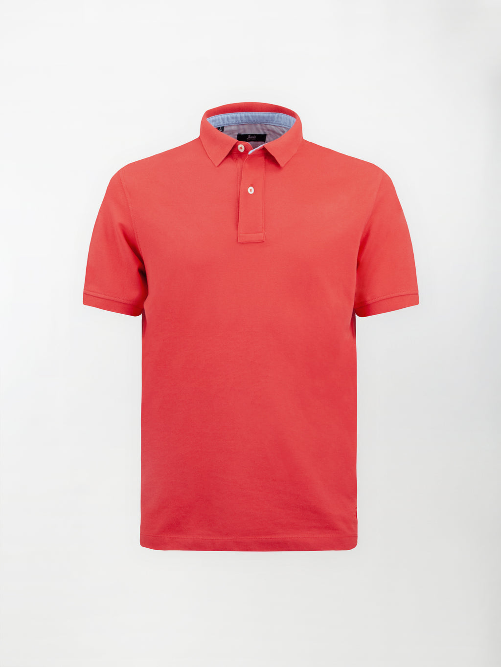 Polo in cotone Piquet - color Rosso papavero image 0