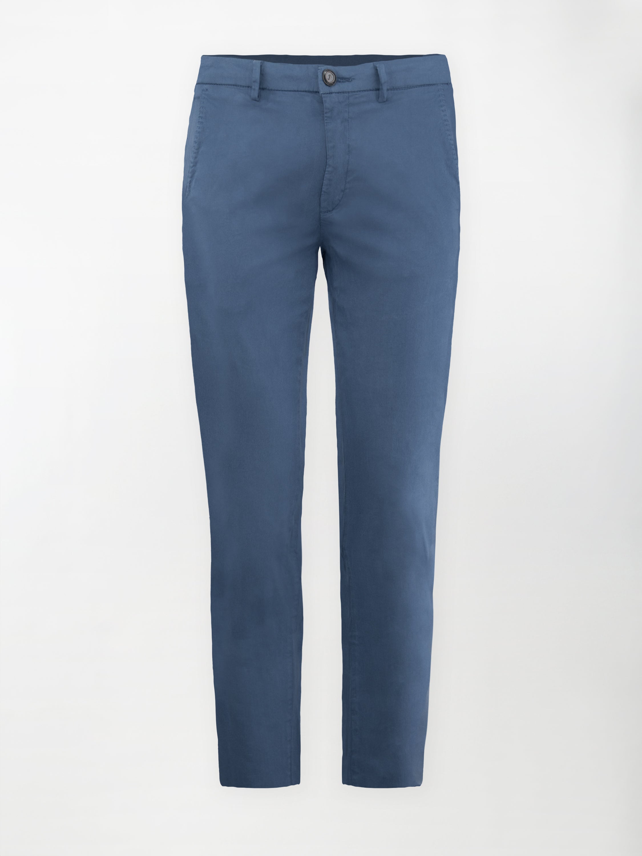 Pantalone Chino Daily Regular in Cotone Elasticizzato - Color Avio image 0