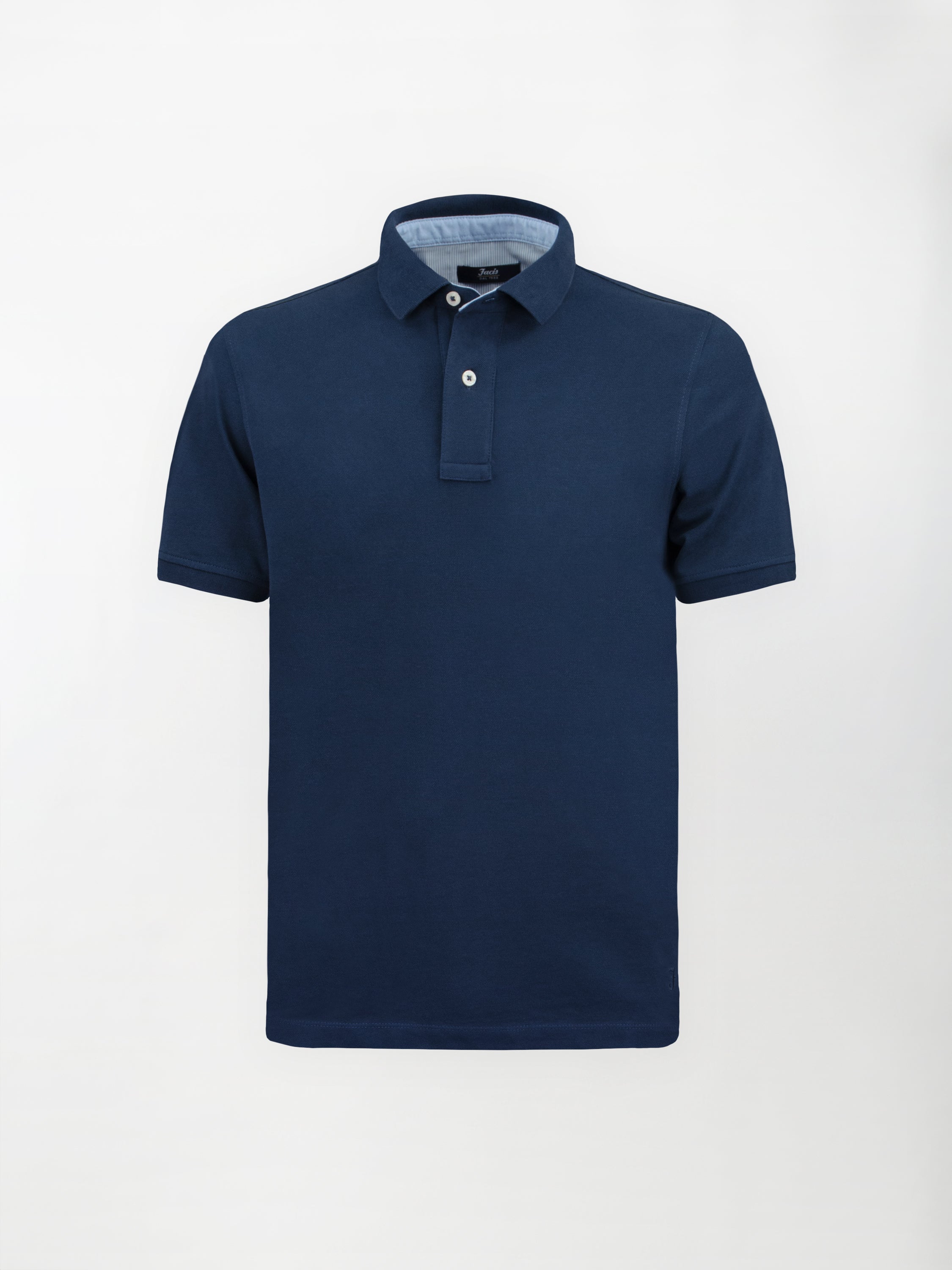 Polo in cotone Piquet - color Blu scuro image 0