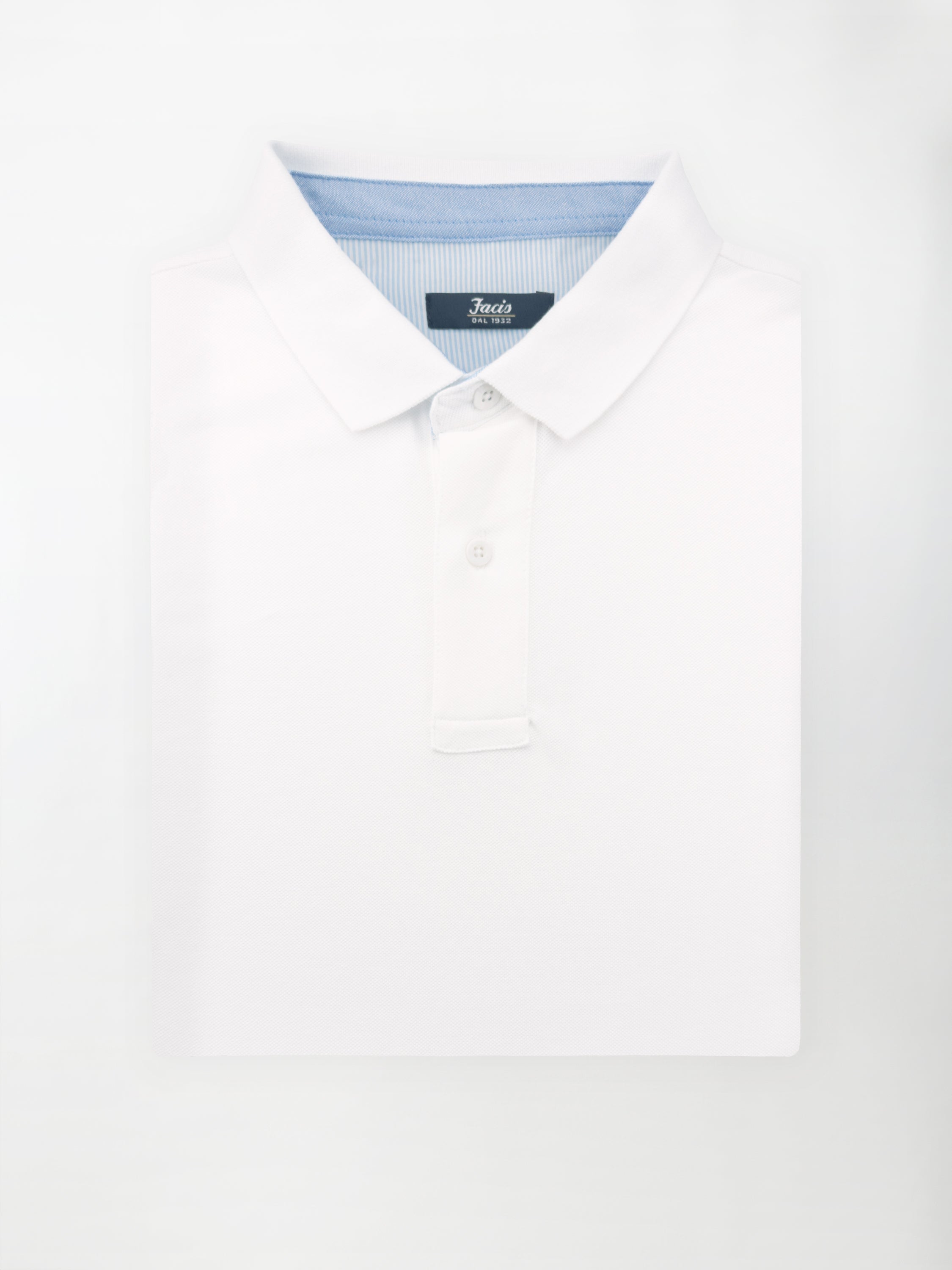 Polo in cotone Piquet - color Bianco in tinta unita image 1