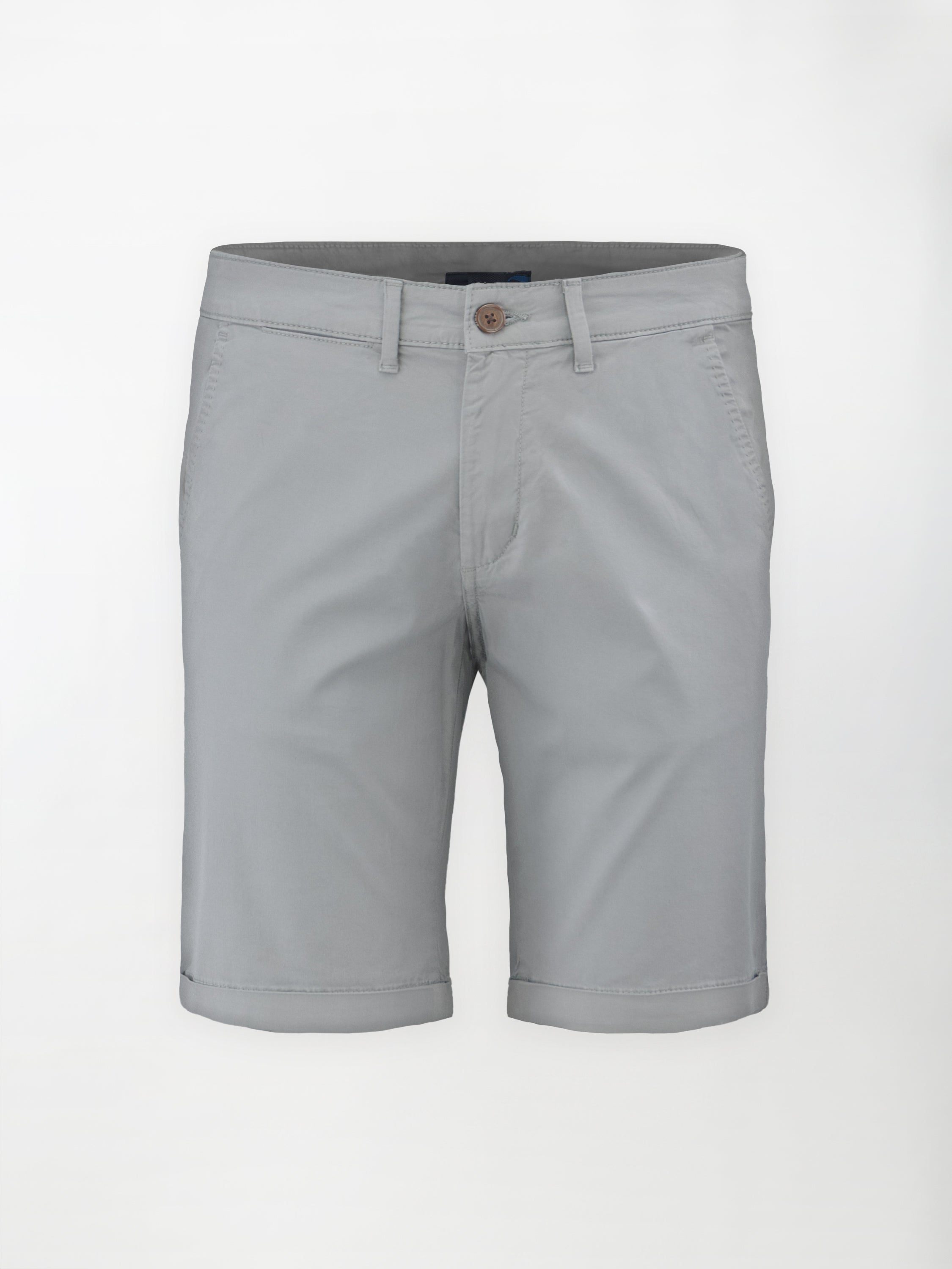 Bermuda classico in cotone elasticizzato - color Grigio image 0