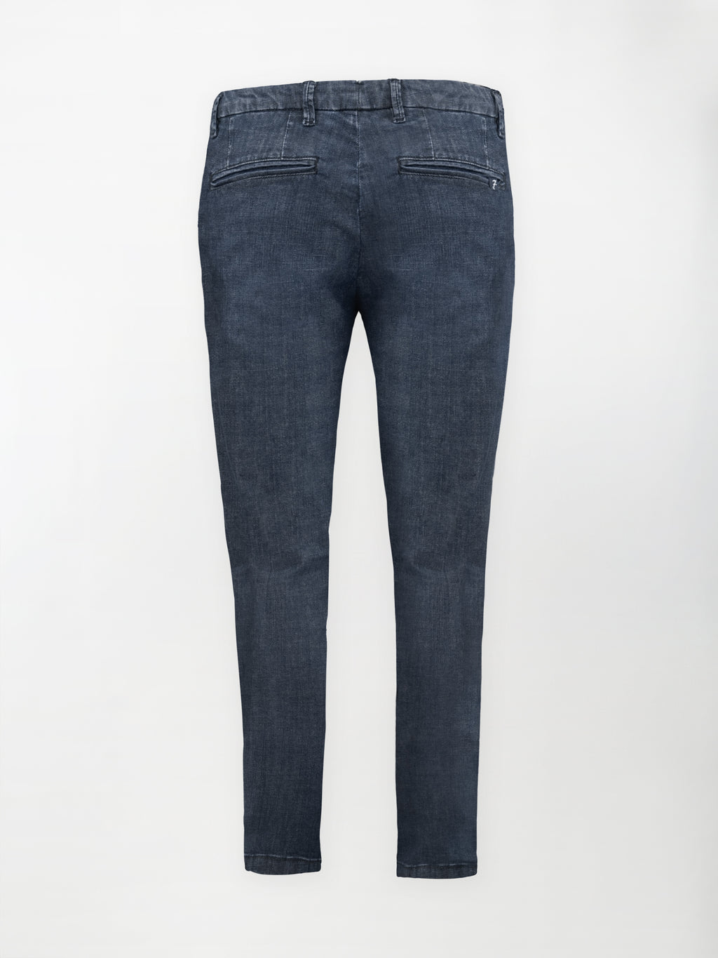 Panta Jeans sportivo in cotone elasticizzato - Color Blu scuro - Slim fit image 1
