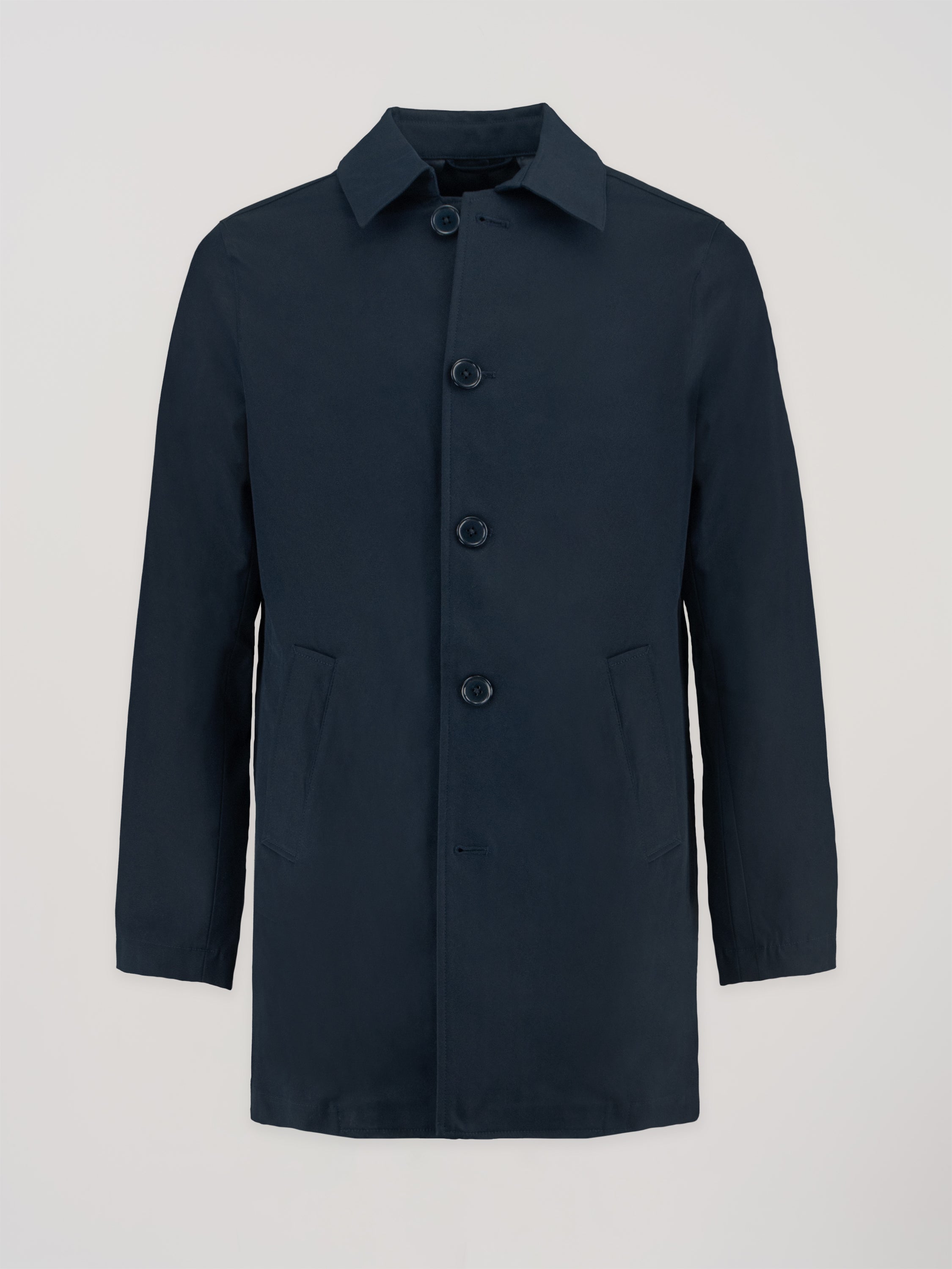Soprabito Trench in Twill - color Blu Navy image 0