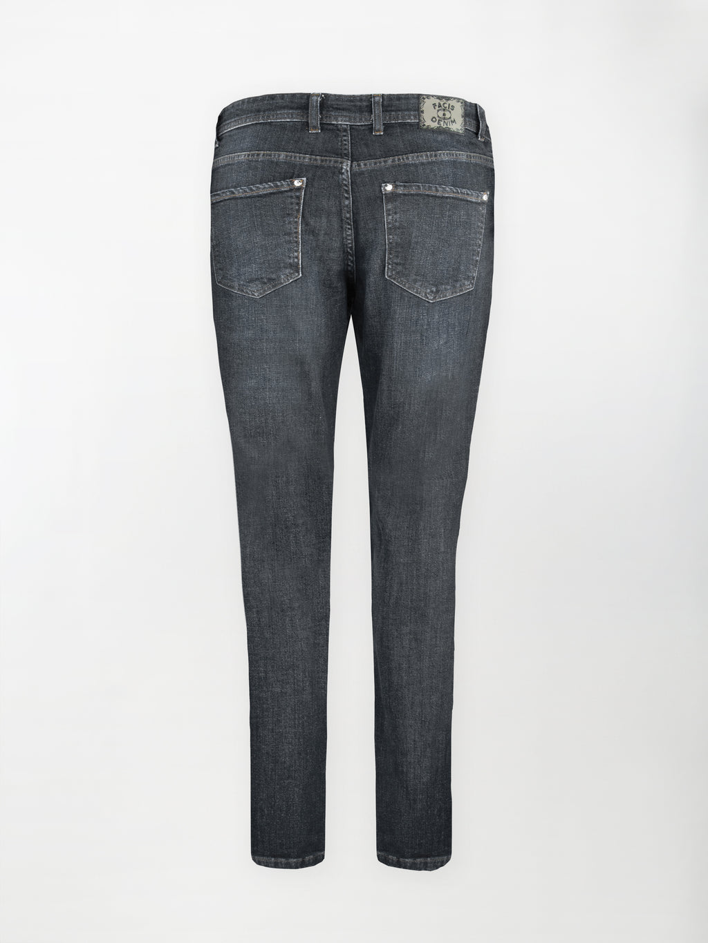 Jeans in cotone denim elasticizzato - Colore Nero image 1