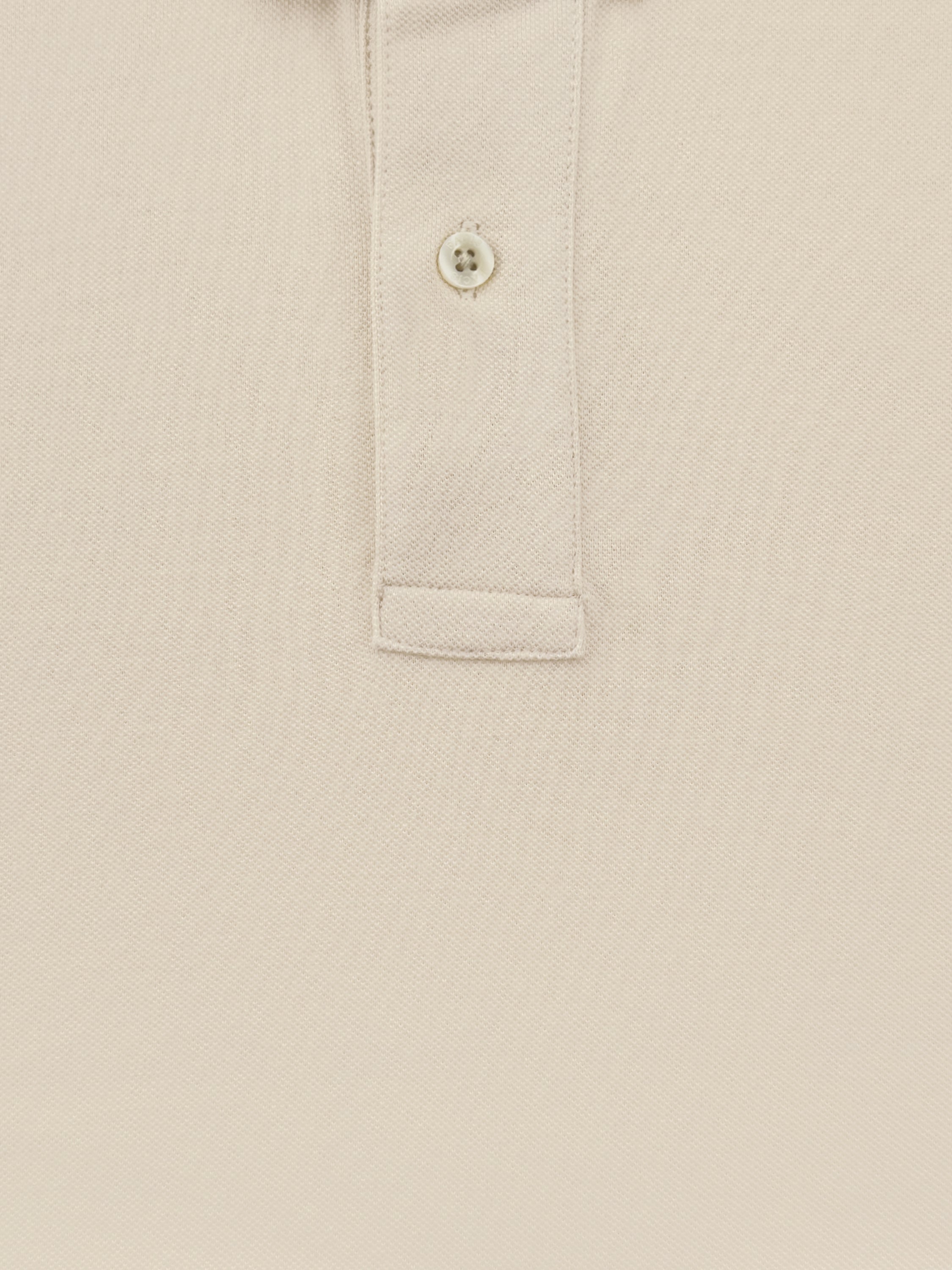 Polo in cotone Piquet - color Sabbia in tinta unita image 2
