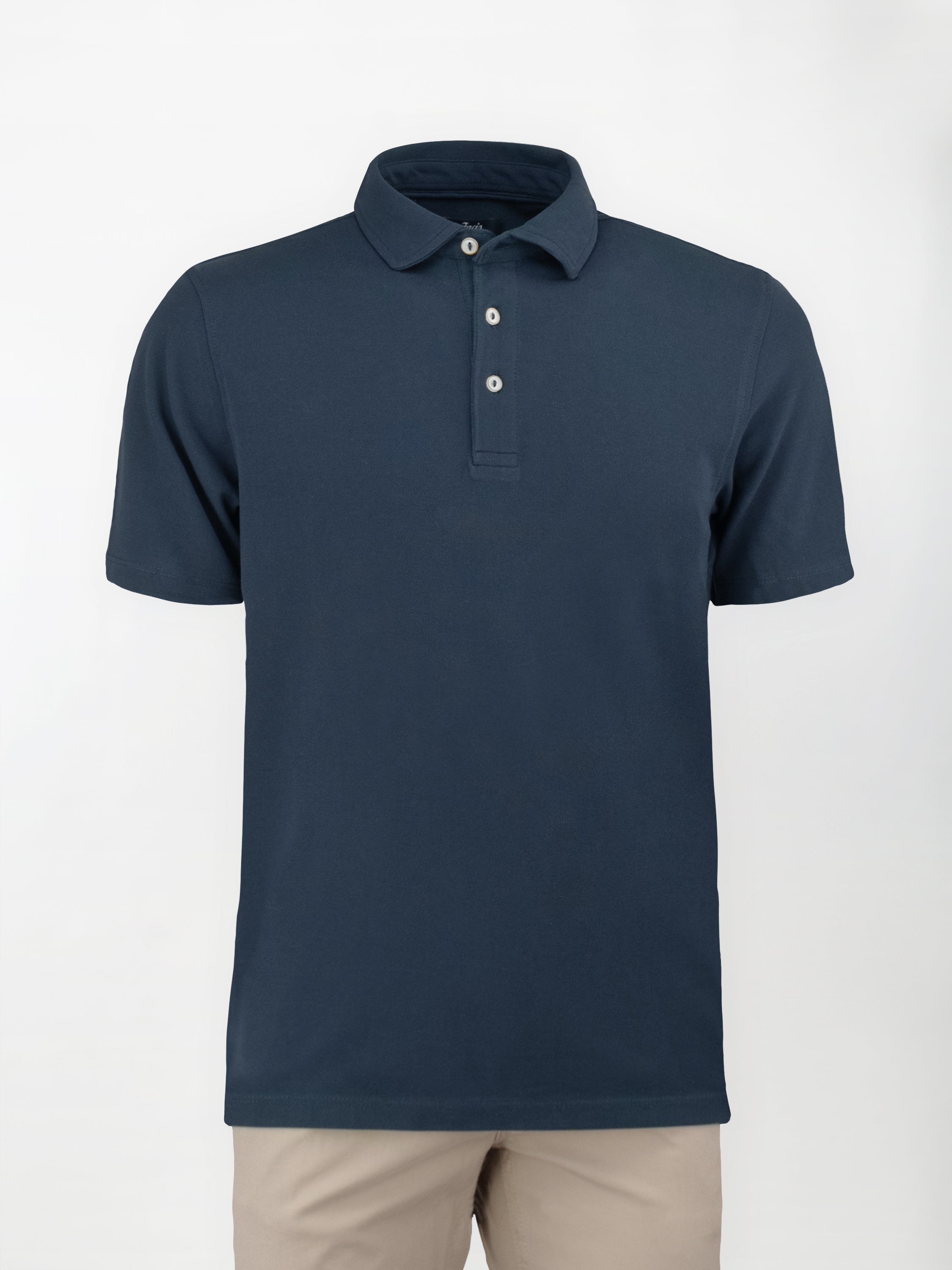 Polo in cotone Oxford - color Blu Navy blazer image 0