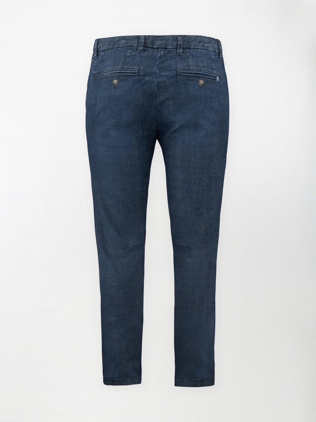 Panta Jeans sportivo in cotone elasticizzato - Color Blu medio - Regular fit image 1