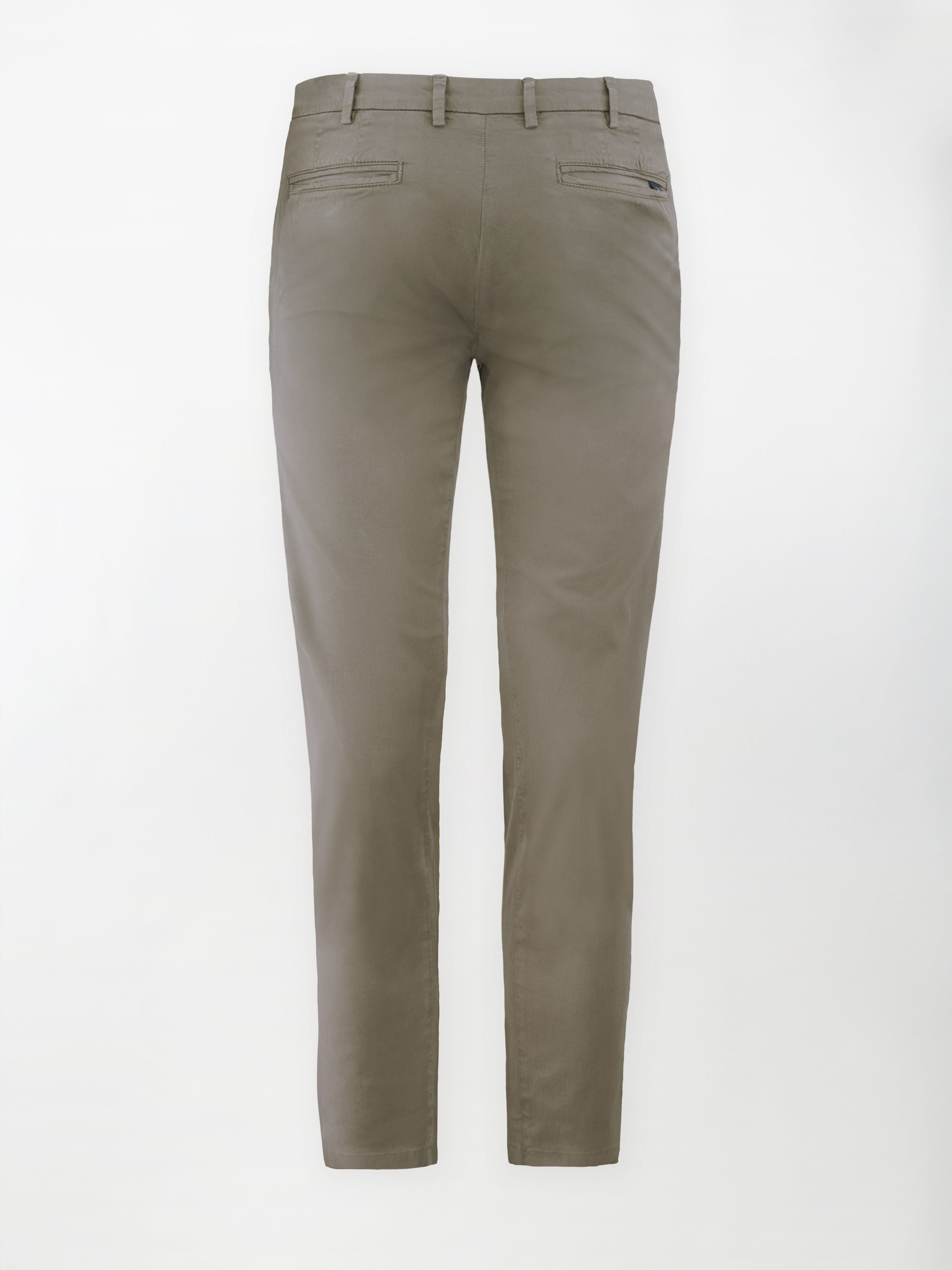Pantalone Chino Daily in Cotone Elasticizzato - Color Fango - Slim Fit image 1