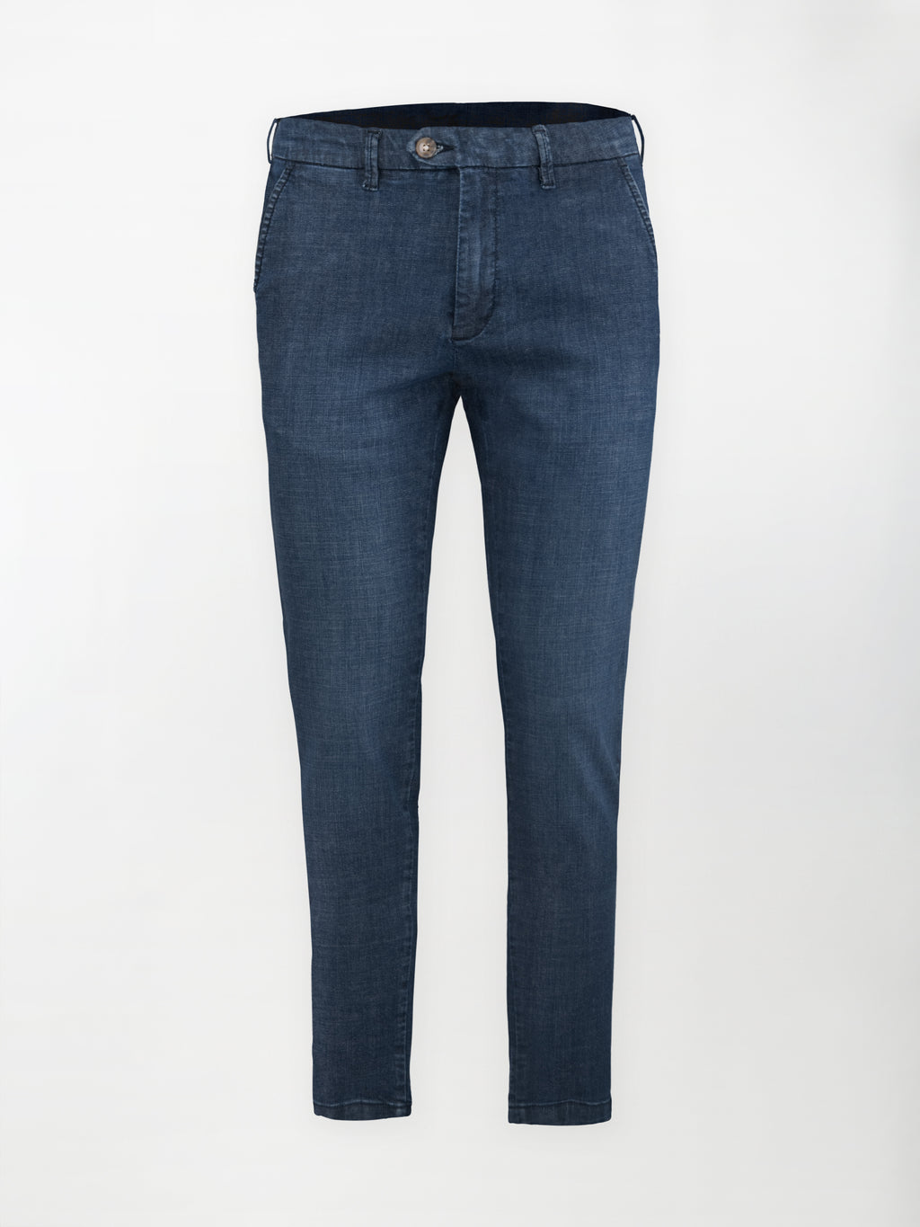 Panta Jeans sportivo in cotone elasticizzato - Color Blu medio - Slim fit image 0