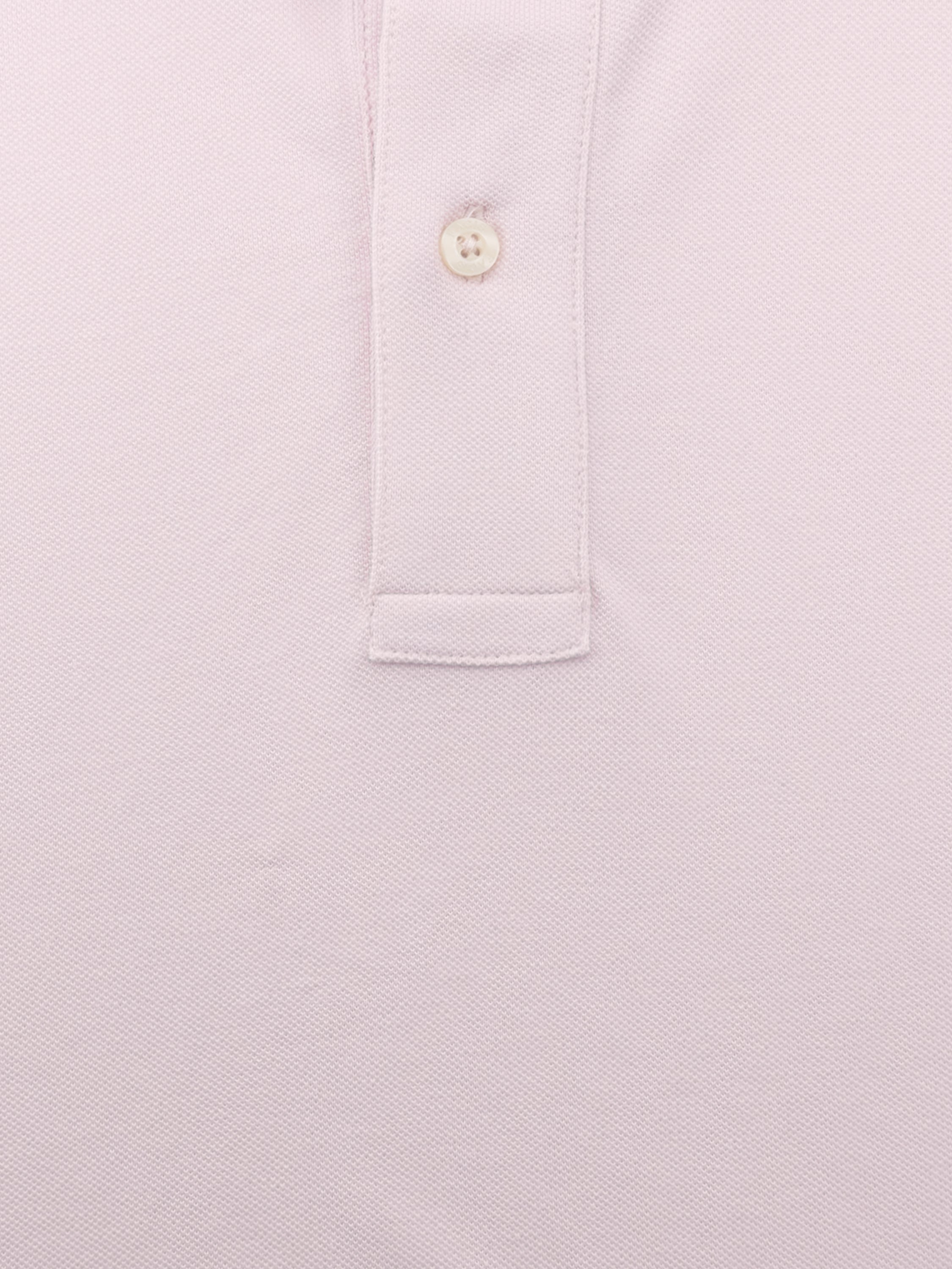 Polo in cotone Piquet - color Rosa primula in tinta unita image 2