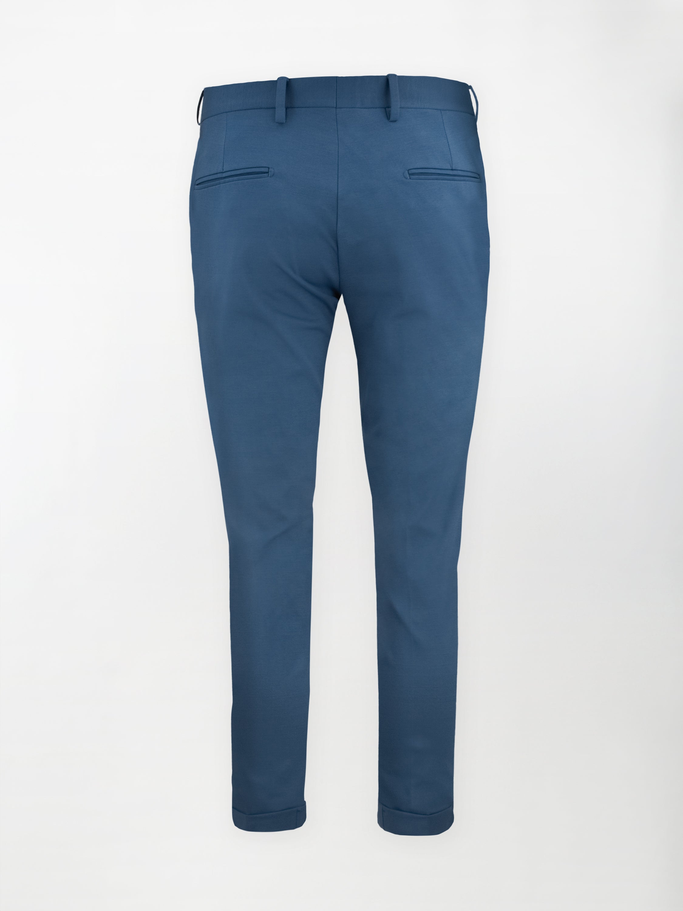 Pantalone sportivo Punto Milano - Color Blu di Prussia - Slim fit Fondo finito image 1
