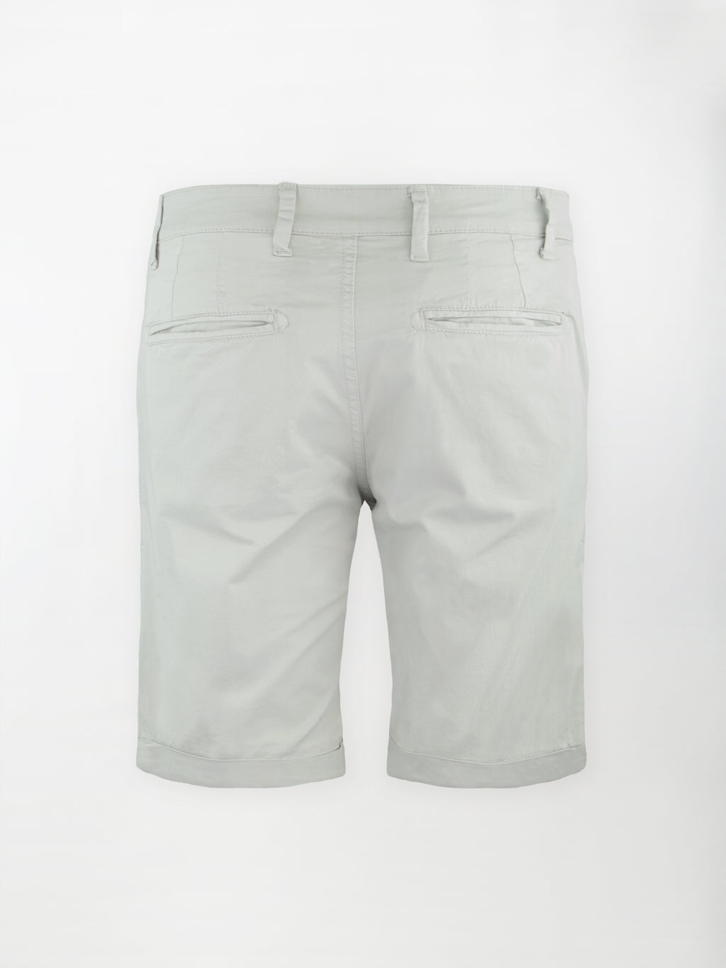 Bermuda classico in cotone elasticizzato - color Grigio nebbia image 1