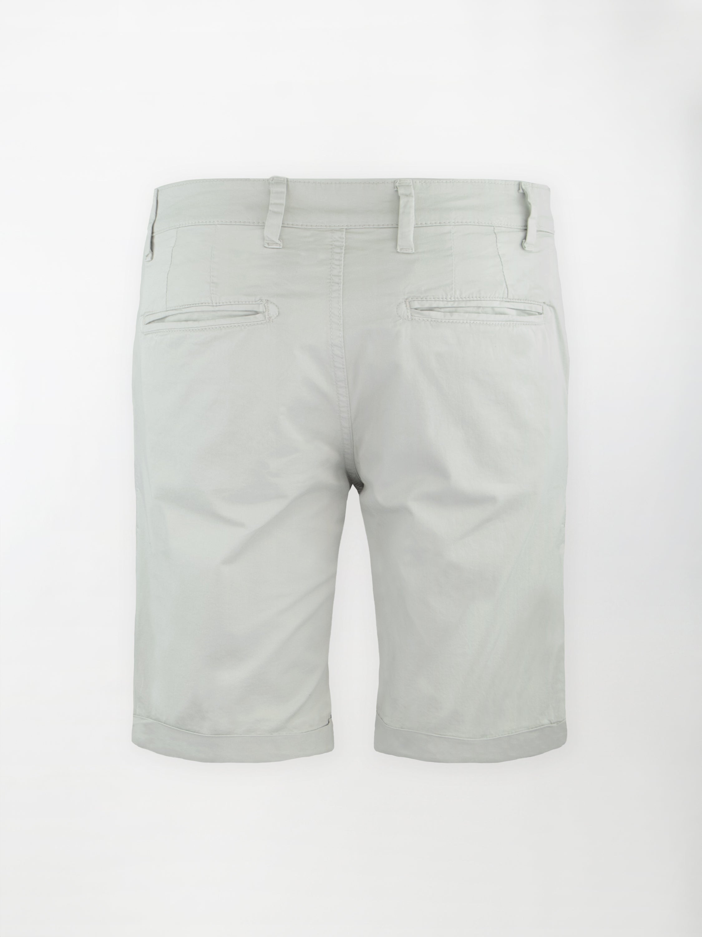 Bermuda classico in cotone elasticizzato - color Grigio nebbia image 1