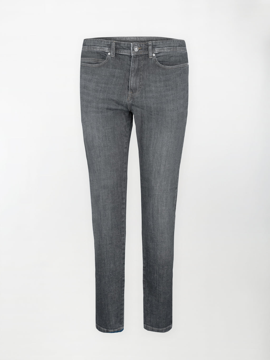 Jeans in Denim - color Grigio - Slim fit image 0