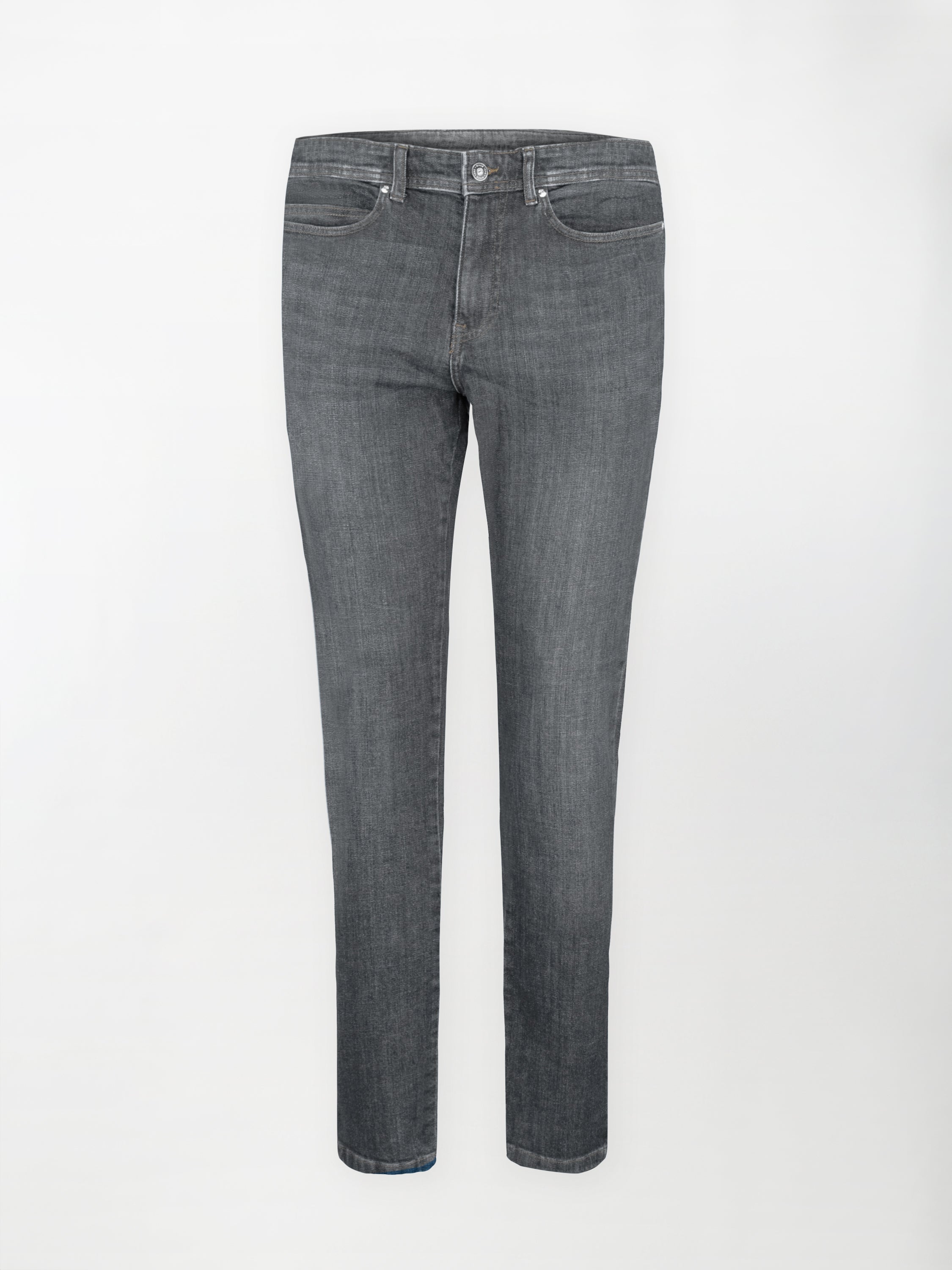 Jeans in Denim - color Grigio - Slim fit image 0