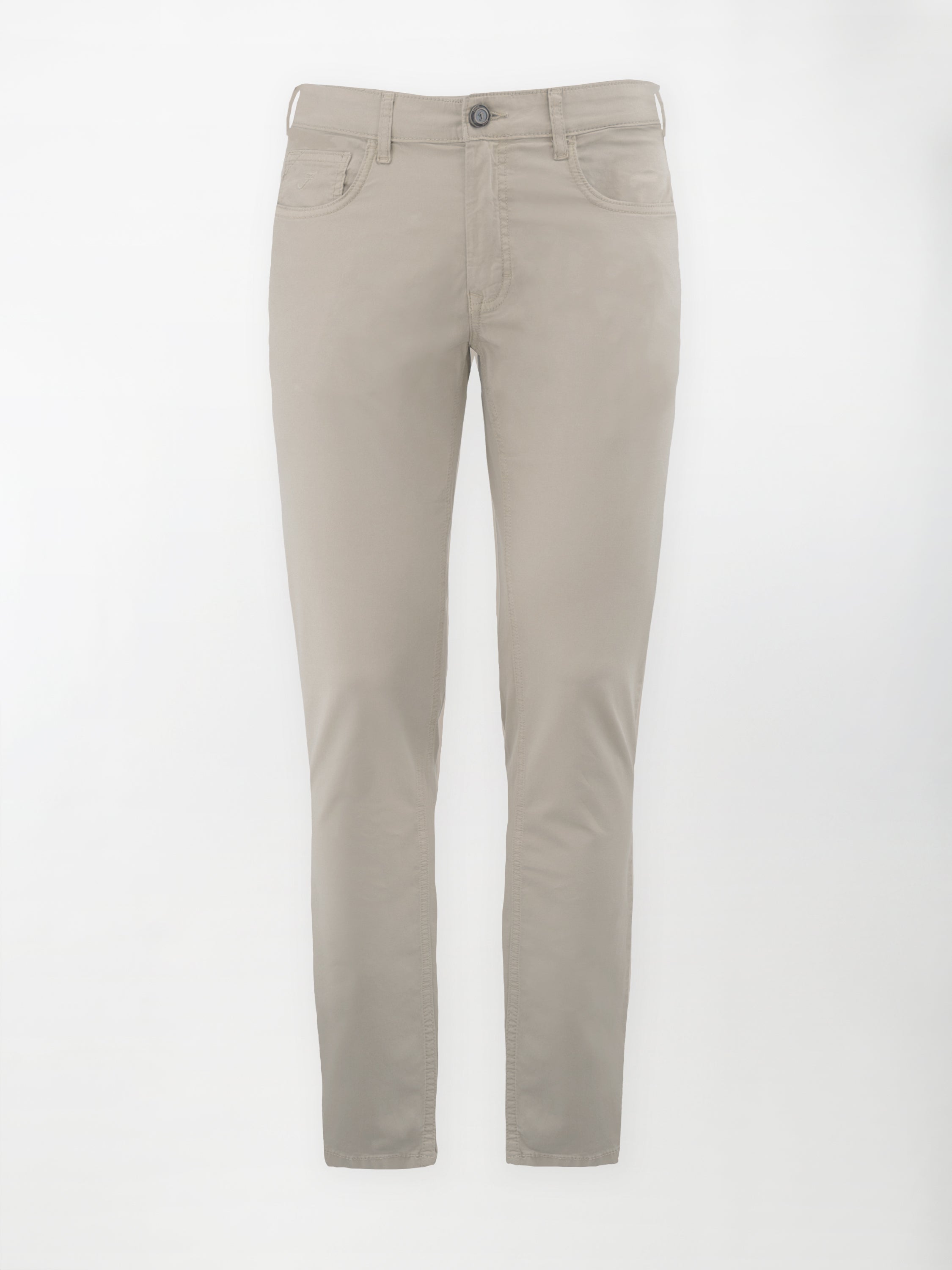 Pantalone 5 Tasche in cotone stretch - Color Beige image 0