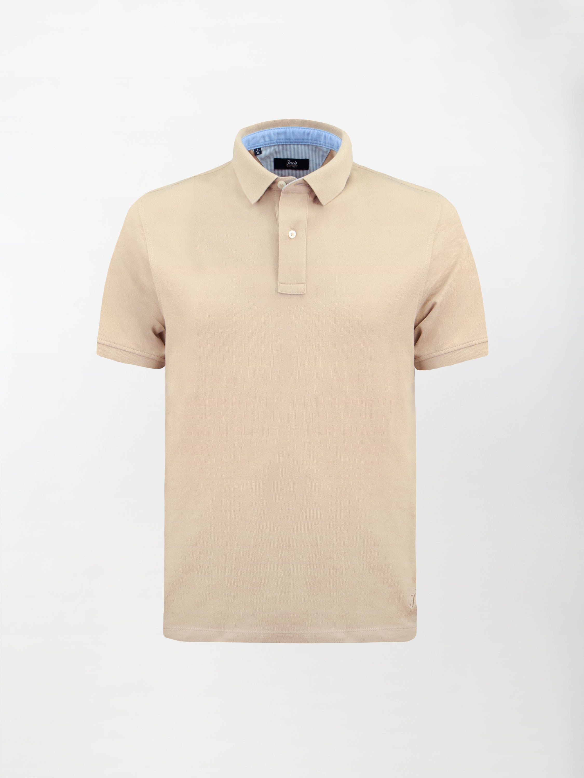 Polo in cotone Piquet - color Sabbia image 0