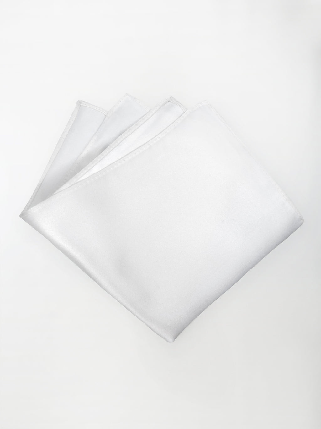 Pochette Raso Unita da cerimonia - Color Bianco perla image 0