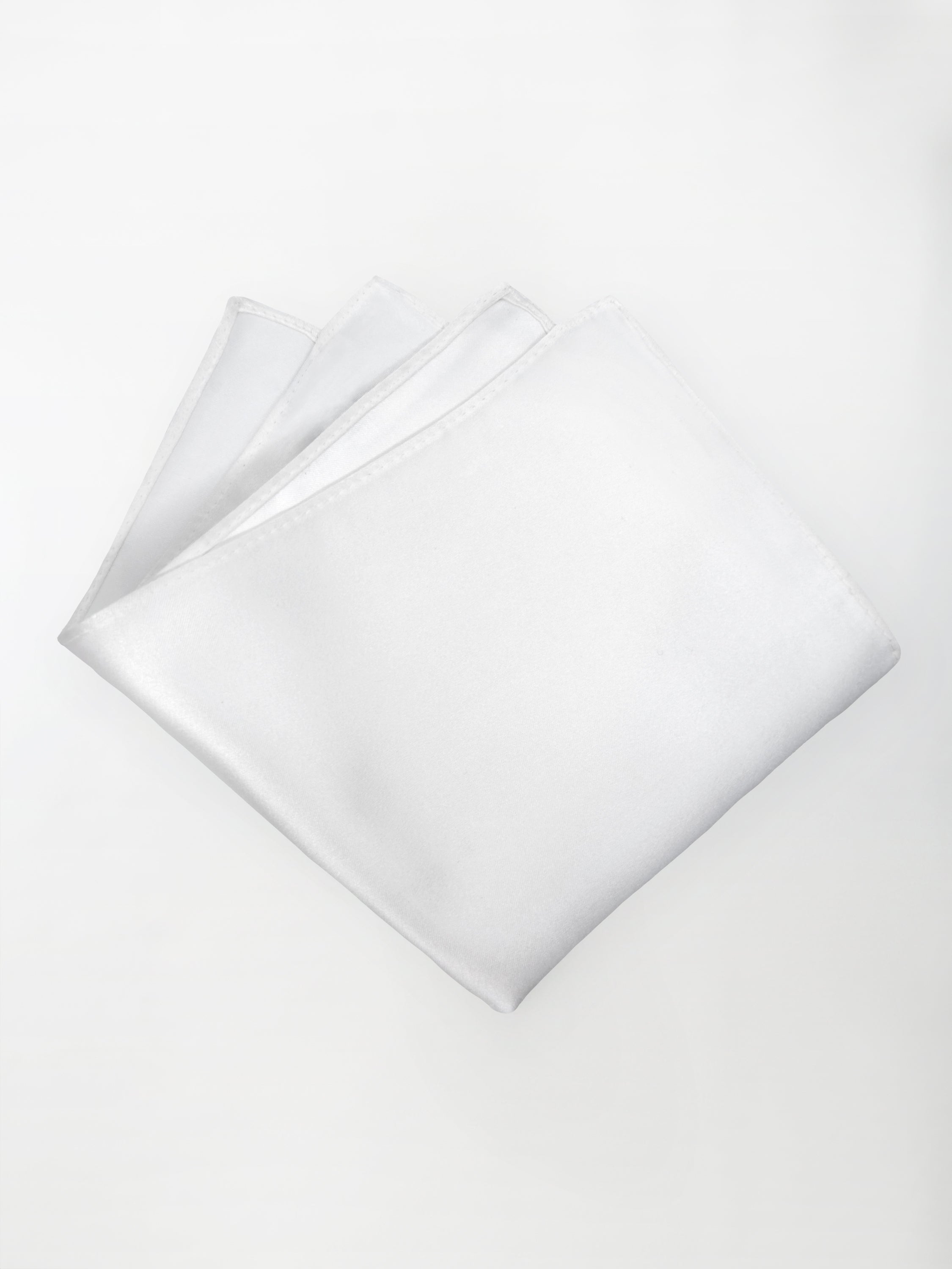 Pochette Raso Unita da cerimonia - Color Bianco perla image 0