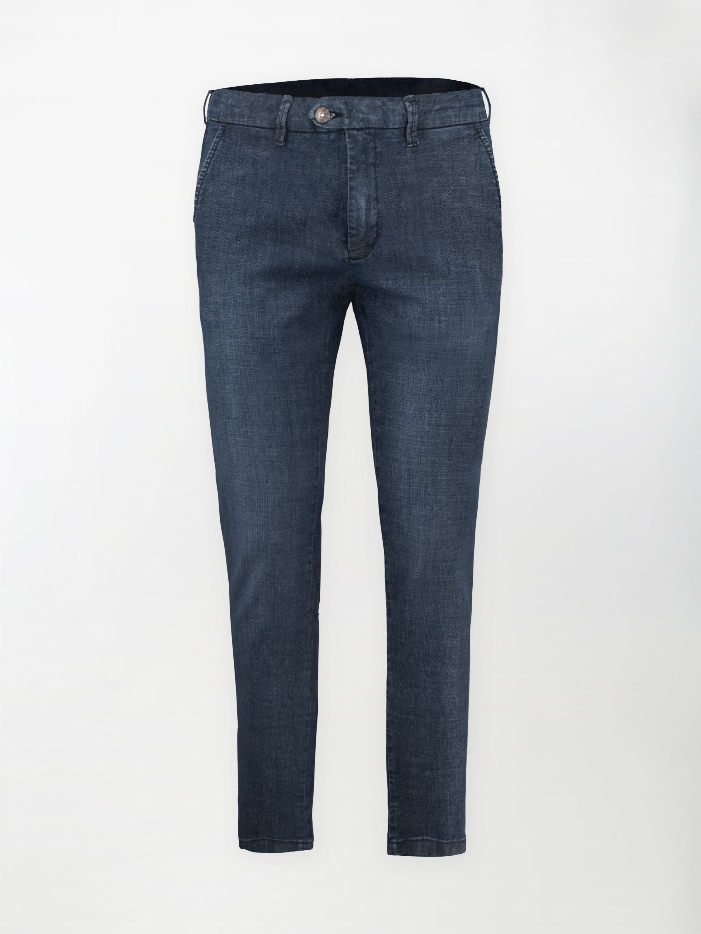 Panta Jeans sportivo in cotone elasticizzato - Color Blu scuro - Slim fit image 0