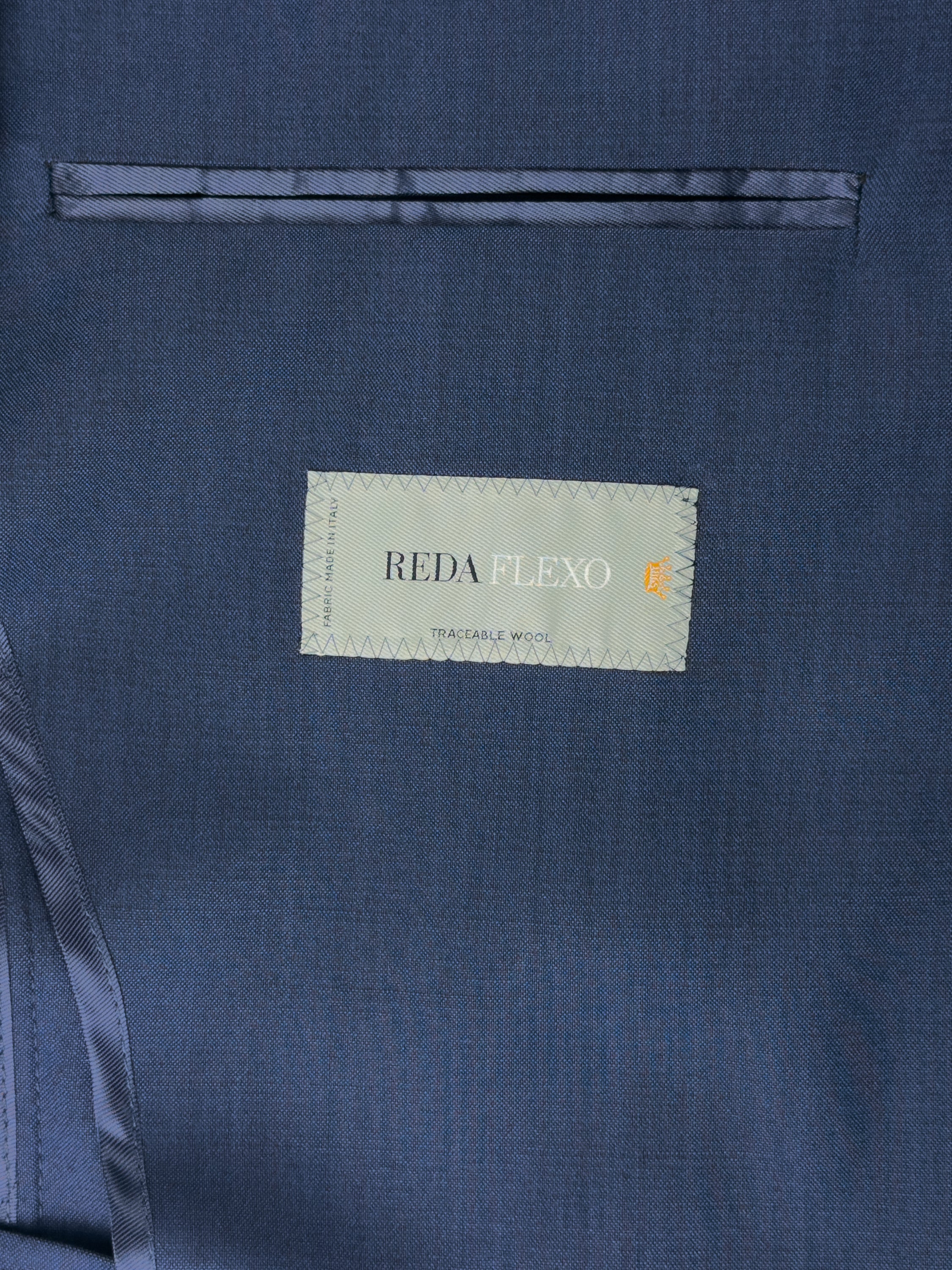 Abito Lanificio Reda in Pura Lana Super 110's - Blu medio | Regular fit image 2