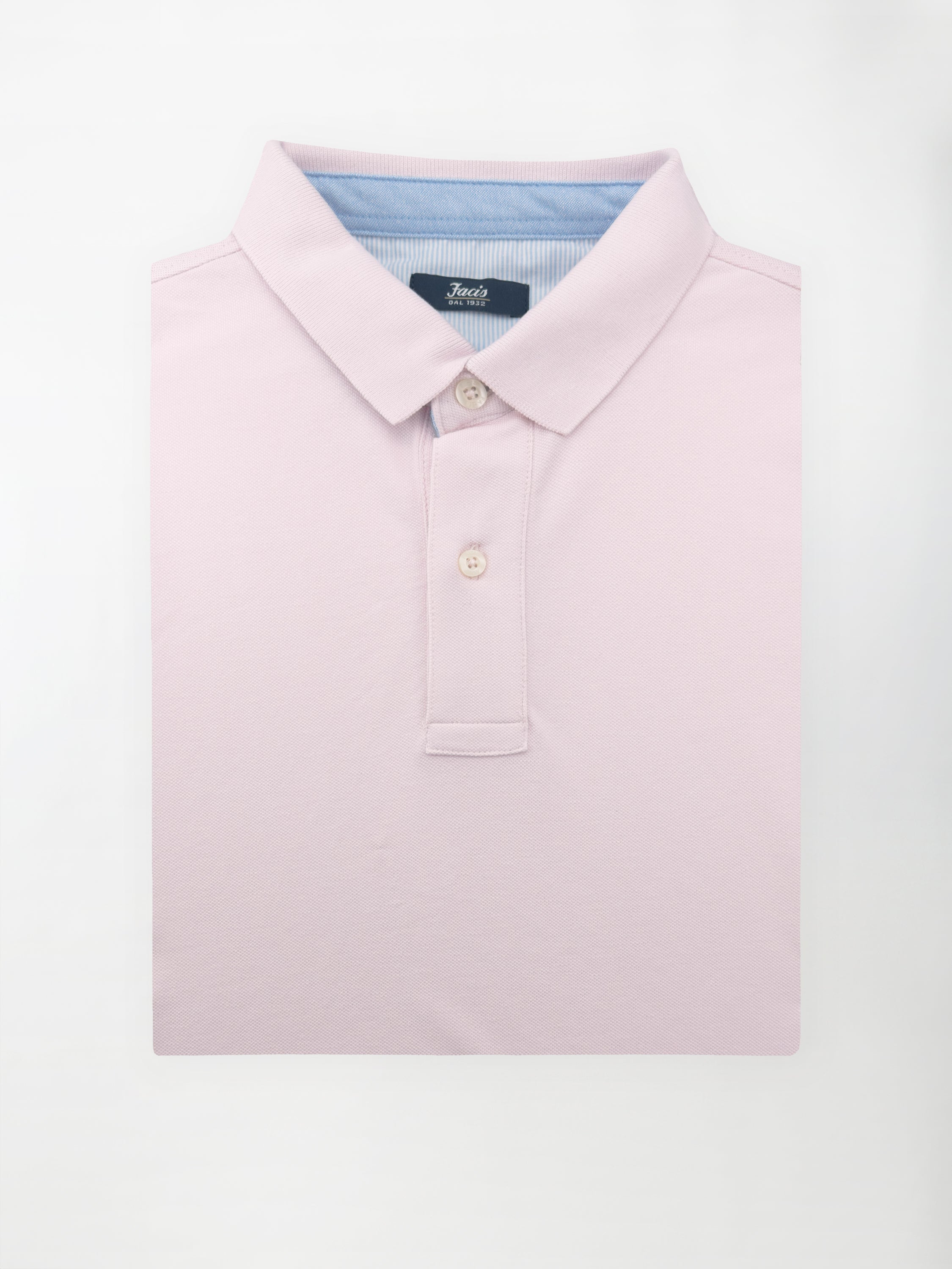 Polo in cotone Piquet - color Rosa primula in tinta unita image 1