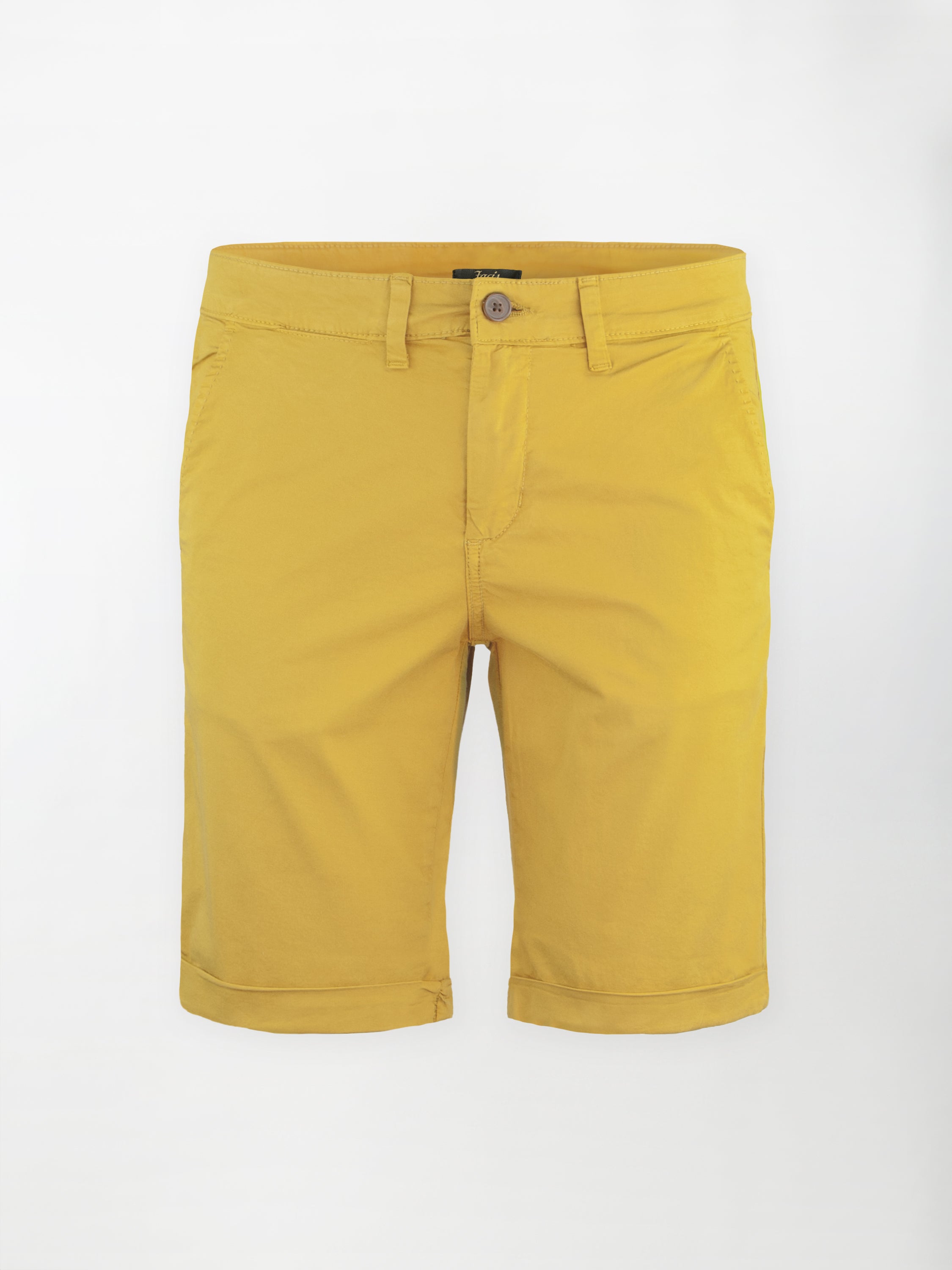 Bermuda classico in cotone elasticizzato - color Senape image 0