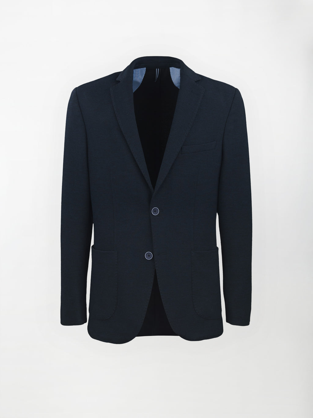 Giacca sportiva sfoderata in Jersey - color Blu notte image 0