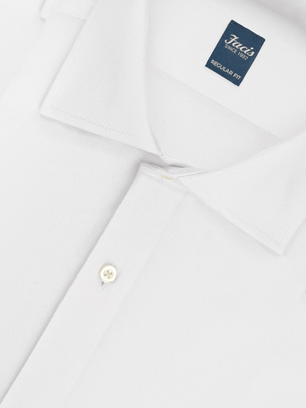 Camicia Diamantino con Collo Francese - Color Bianco - Regular Fit image 1