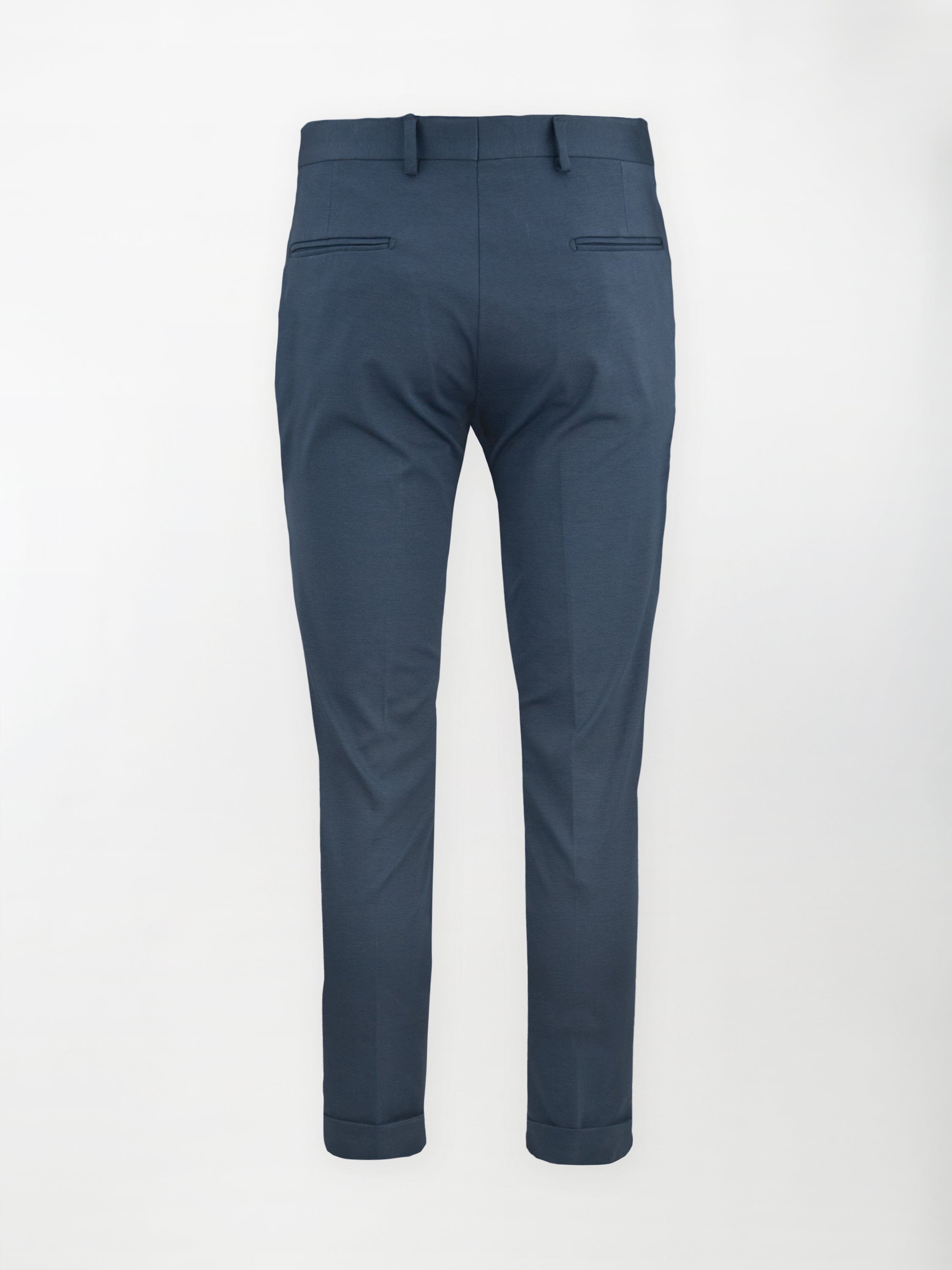 Pantalone sportivo Punto Milano - Color Blu oceano - Slim fit Fondo finito image 1